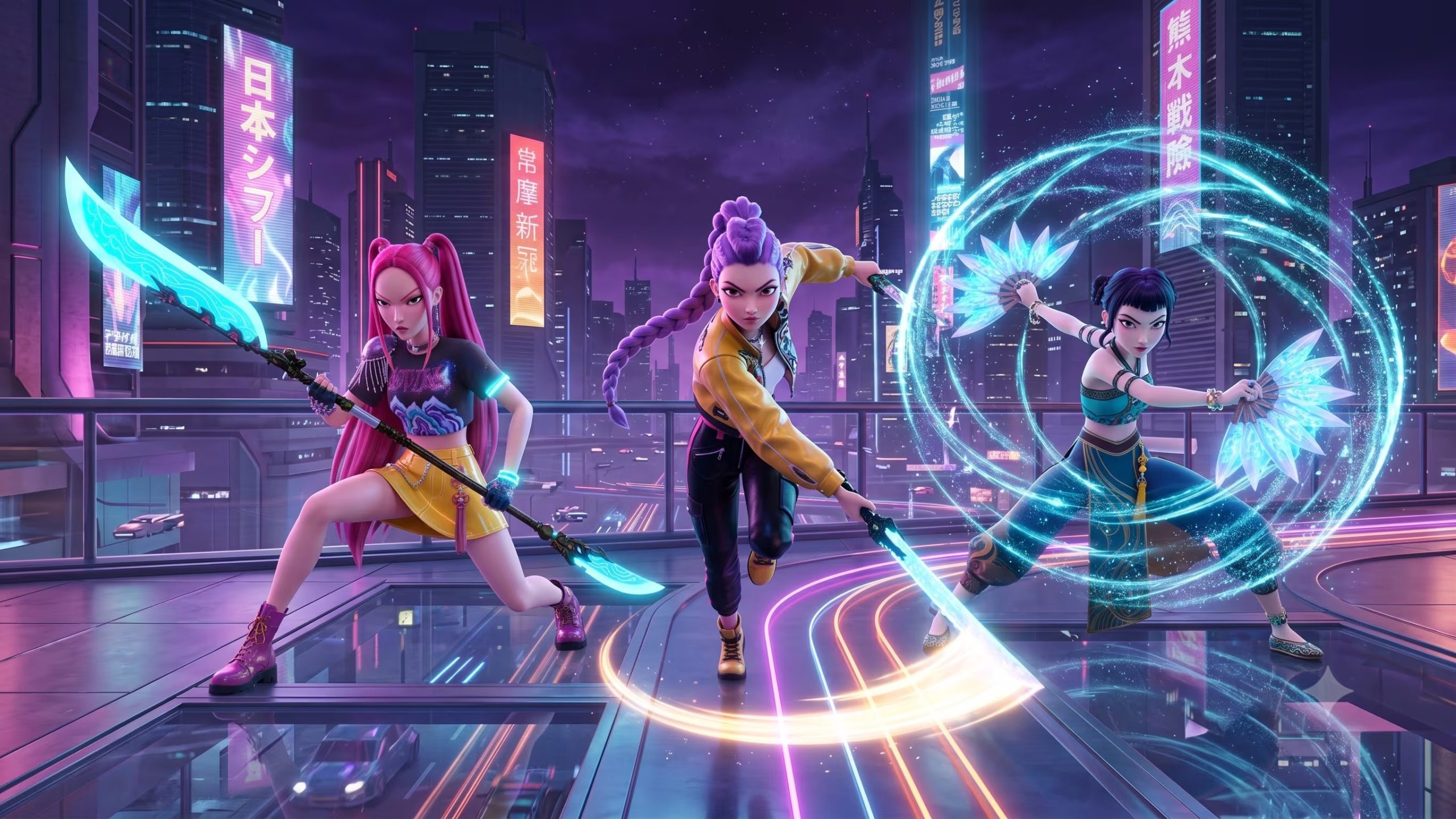 Las Guerreras K-Pop se han convertido en un fenómeno viral dentro de la comunidad de fans.
(Gemini)