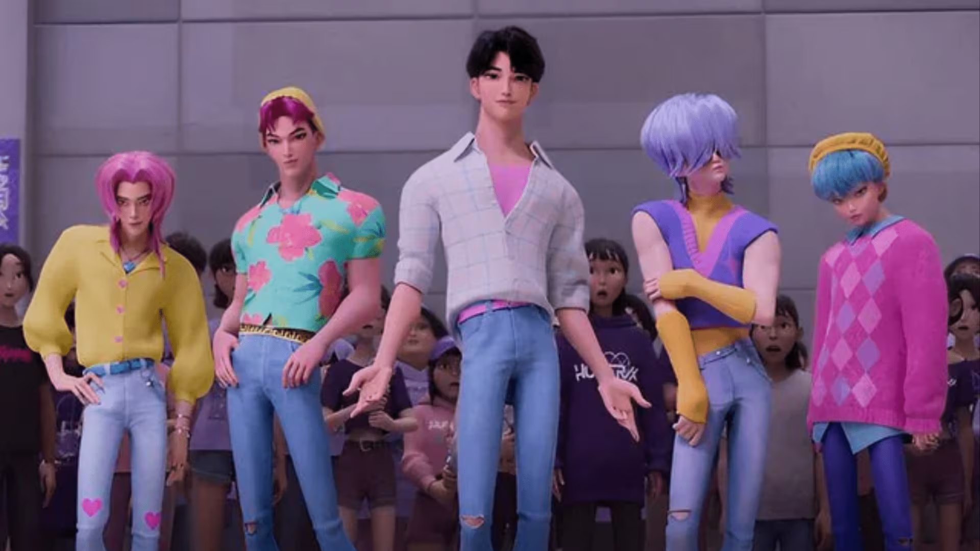 Se debe registrar la apariencia de los Saja Boys para que la creación final integre aspectos del contenido original. (Foto: Netflix)
