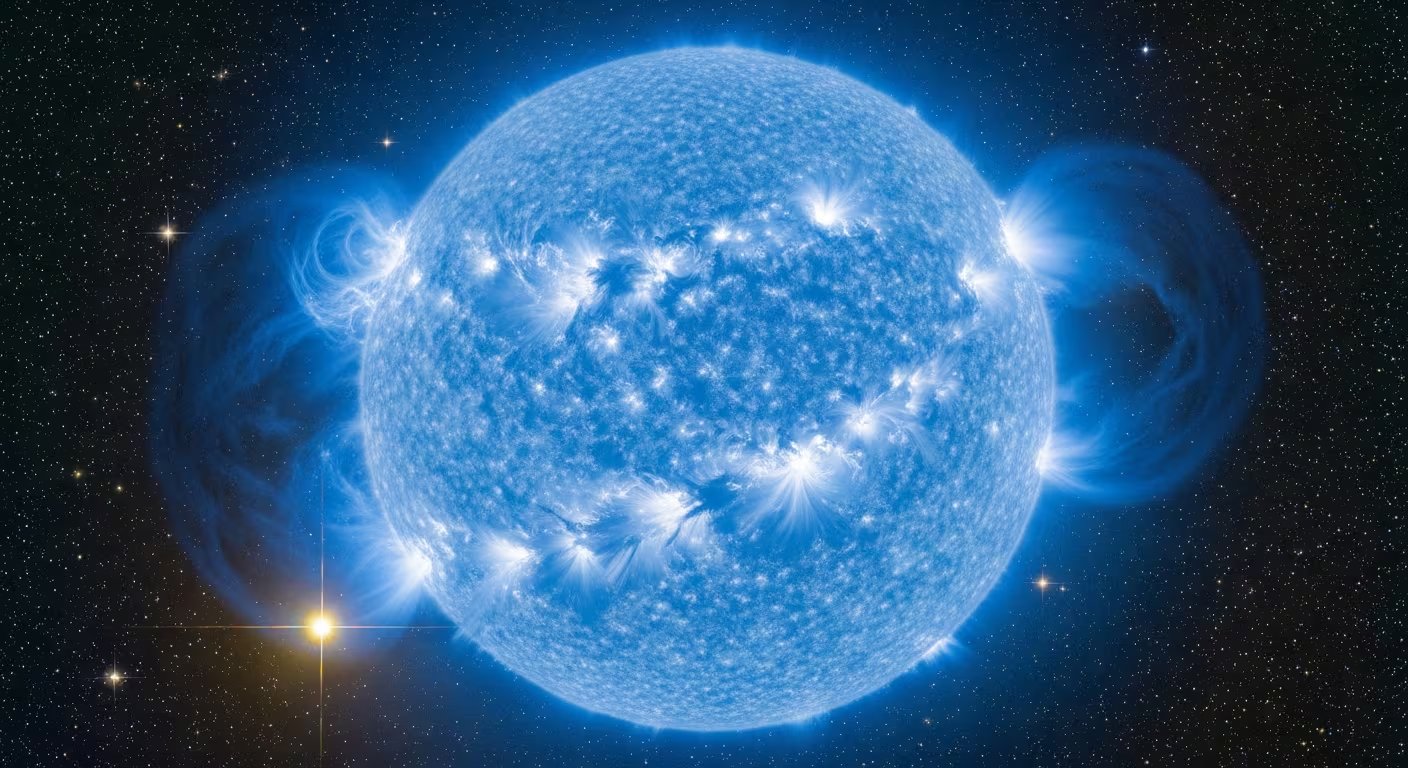 El modelado calcula una masa eyectada de entre 170 y 350 masas solares (Imagen Ilustrativa Infobae)