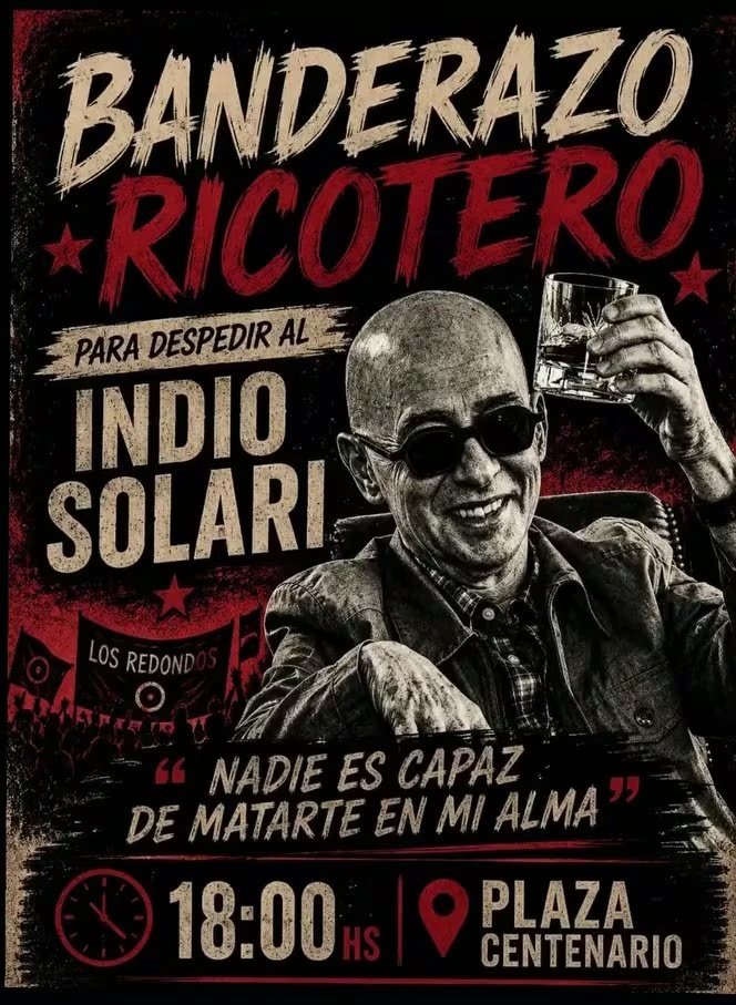 Trelew, ciudad de Chubut, es otra de las ciudades que recordarán al Indio Solari