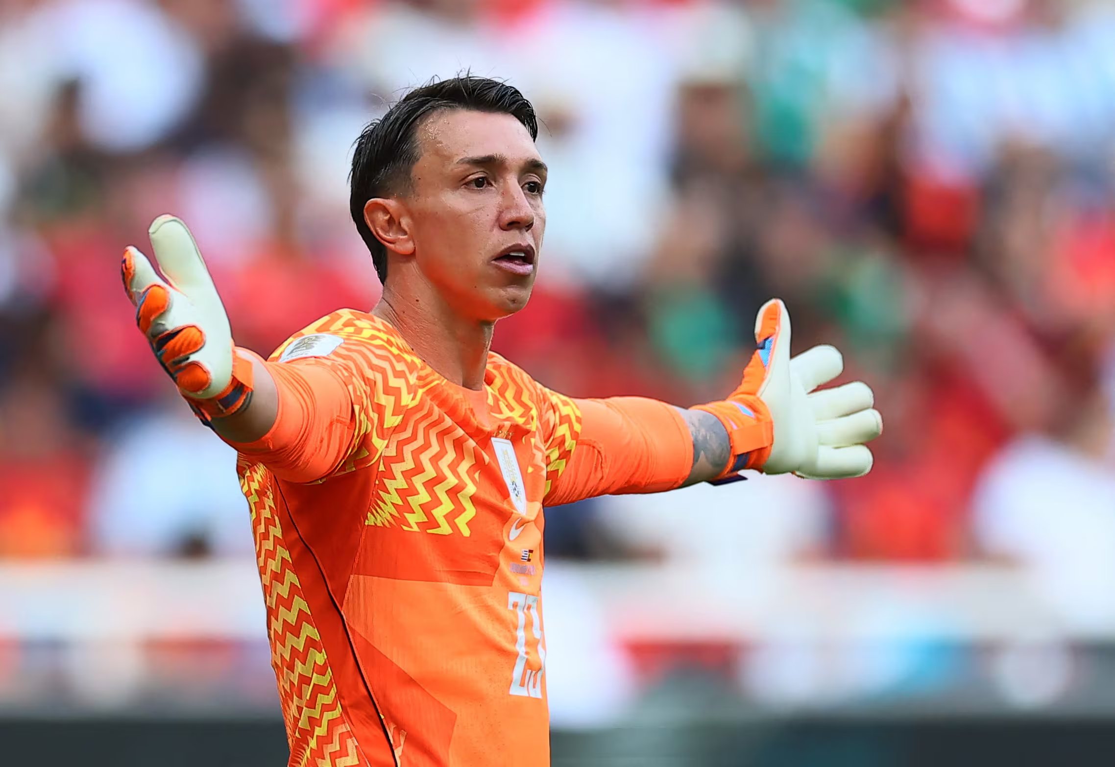 Fernando Muslera, arquero de Uruguay (REUTERS/Eloisa Sanchez)