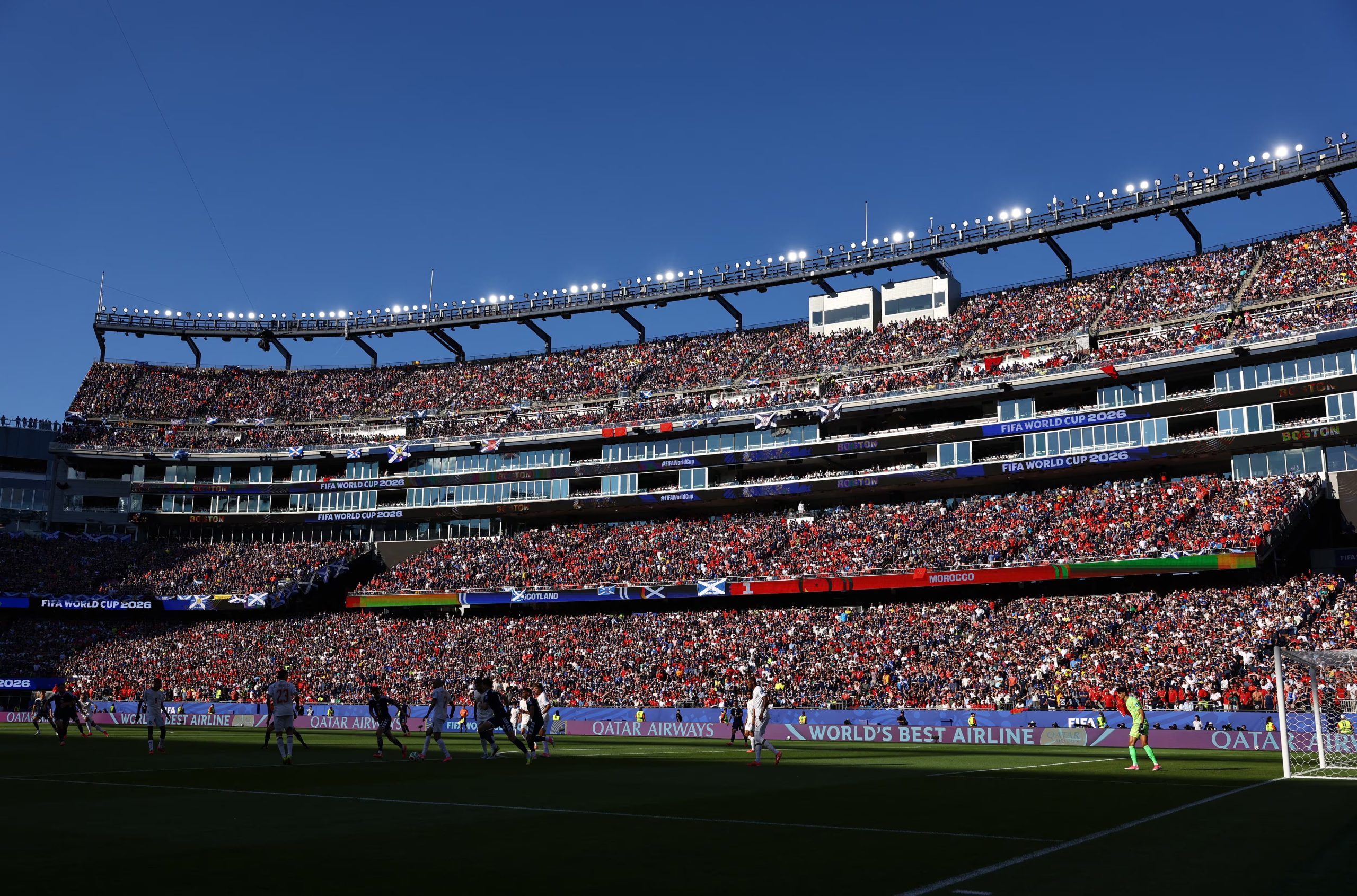 Foxborough recibe el Inglaterra-Ghana con lluvia ligera a persistente y temperaturas de entre 18 y 21 °C (REUTERS/Peter Cziborra)