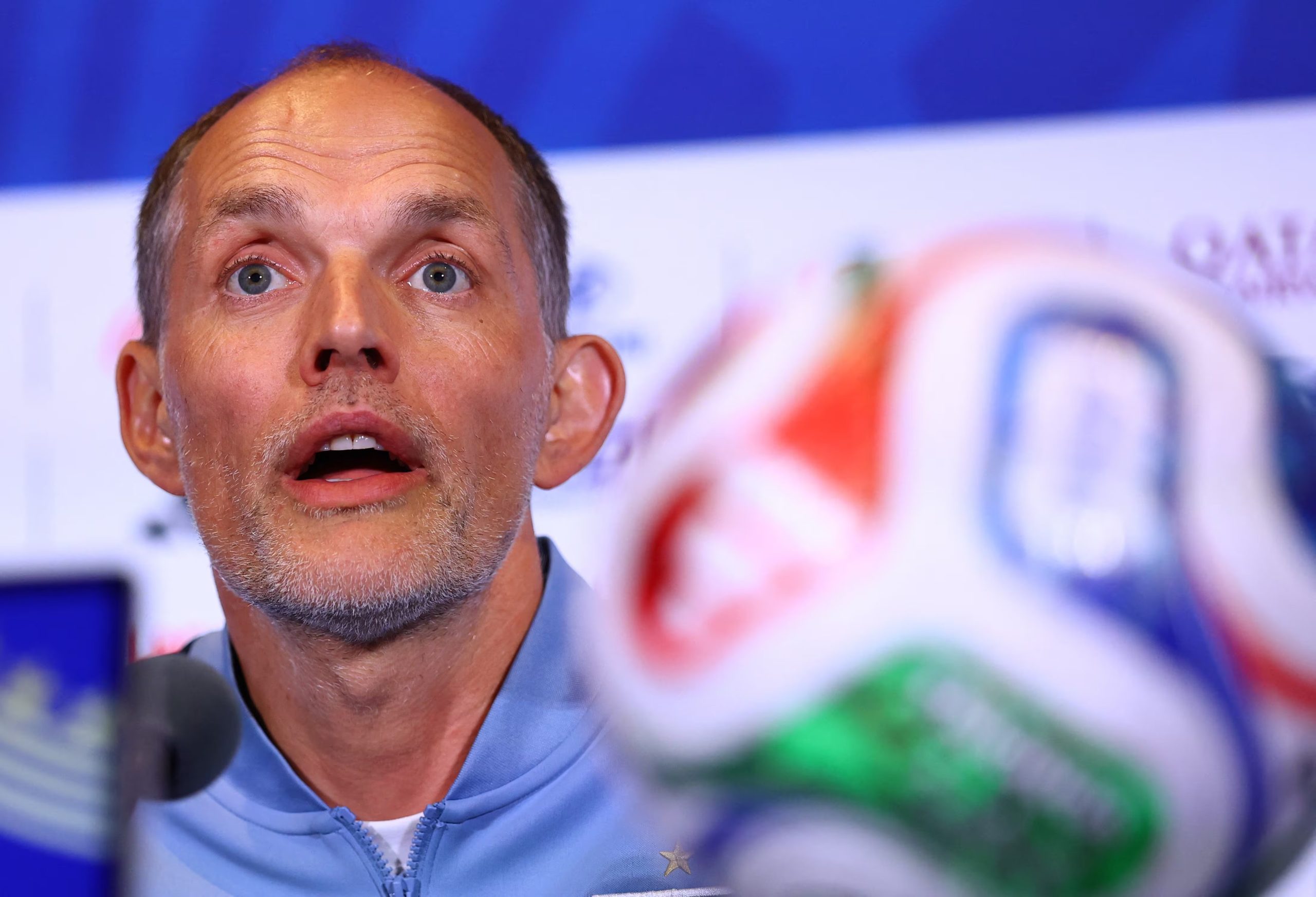Thomas Tuchel, entrenador de Inglaterra, en el estadio de Foxborough antes del partido contra Ghana por la fase de grupos del Mundial en Massachusetts (REUTERS/Peter Cziborra)