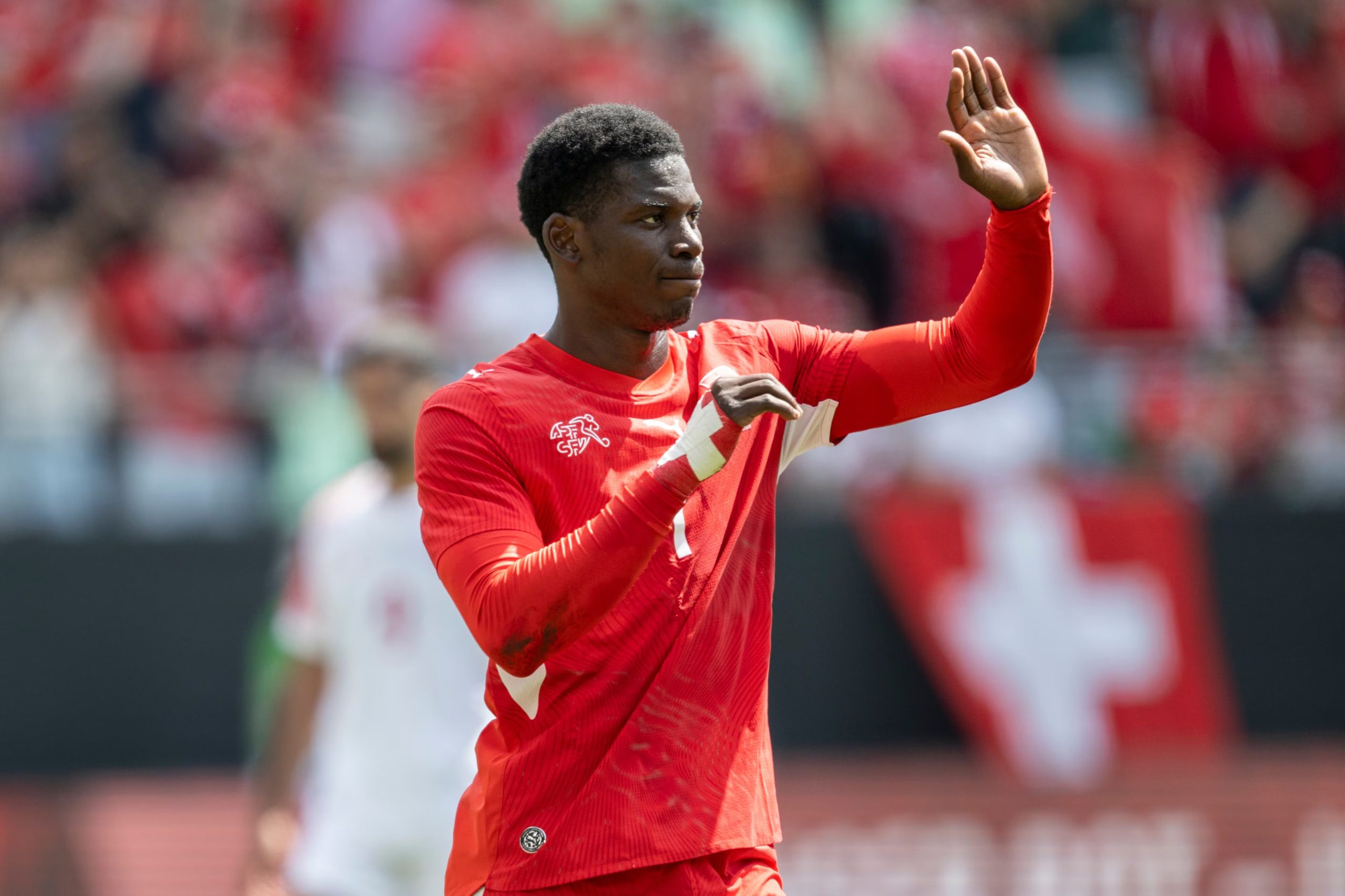 El delantero de Suiza Breel Embolo (AP)