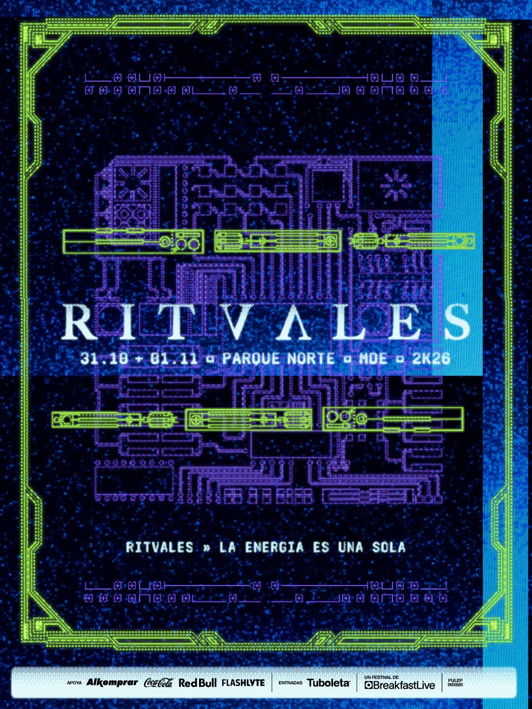 El festival Ritvales confirmó su regreso a Medellín para el 31 de octubre y el 1 de noviembre de 2026 en el Parque Norte - crédito cortesía Breakfast Live
