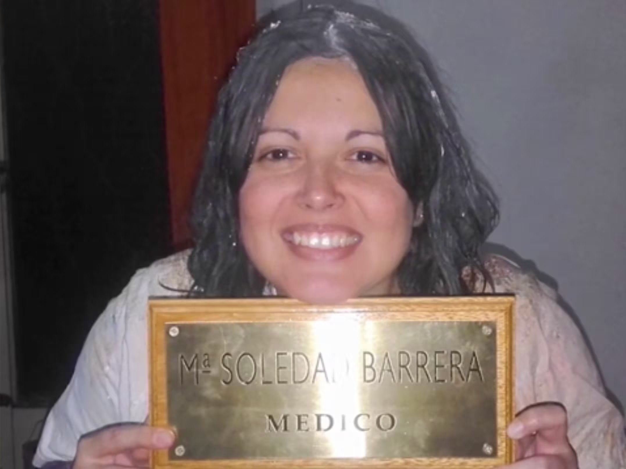 Rosario Barrera, una pediatra de 41 años víctima de una mala praxis en Uruguay (Captura Subrayado/Canal 10)