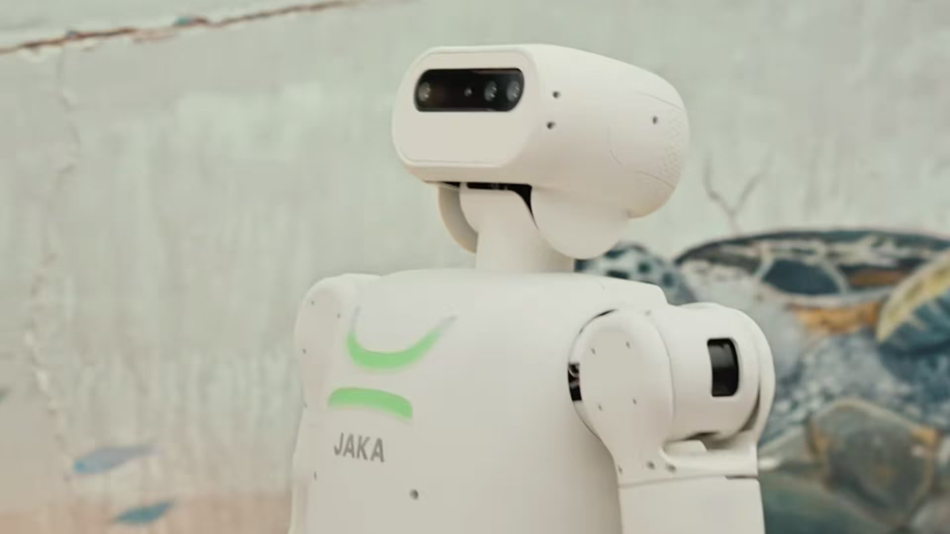 La plataforma humanoide de JAKA Robotics está diseñada para tareas en entornos reales y colaborativos. (Captura de video/JAKA Robotics)