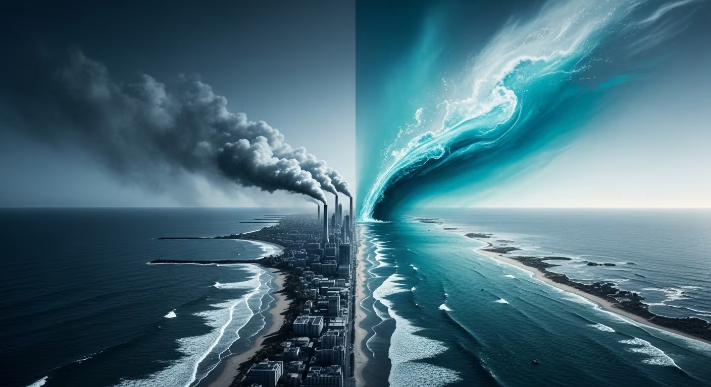La investigación publicada en Science Advances determinó que el cambio climático de origen humano triplicó la frecuencia de los episodios de agua extrema desde la década de 1970 (Imagen Ilustrativa Infobae)