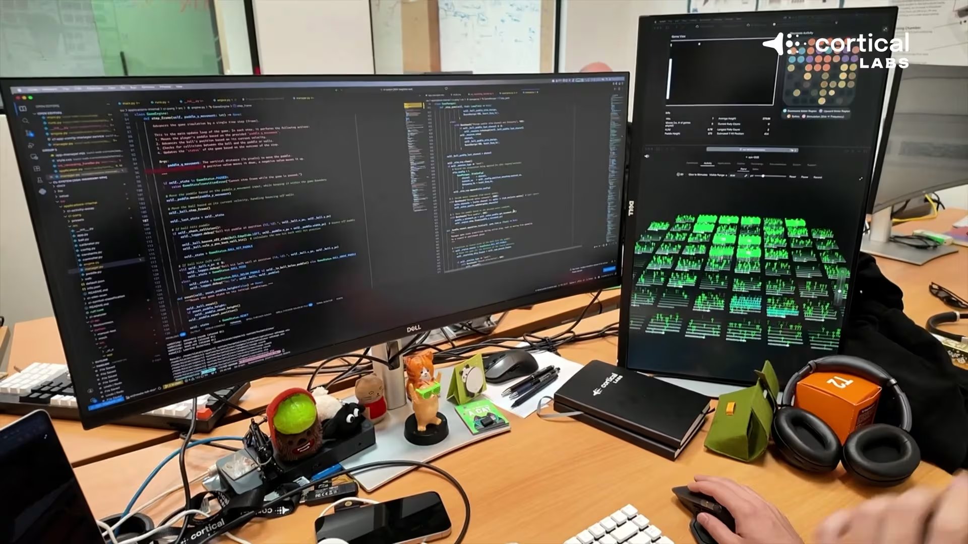 El experimento demuestra avances en computación biológica y eficiencia energética. (Captura/Cortical Labs)