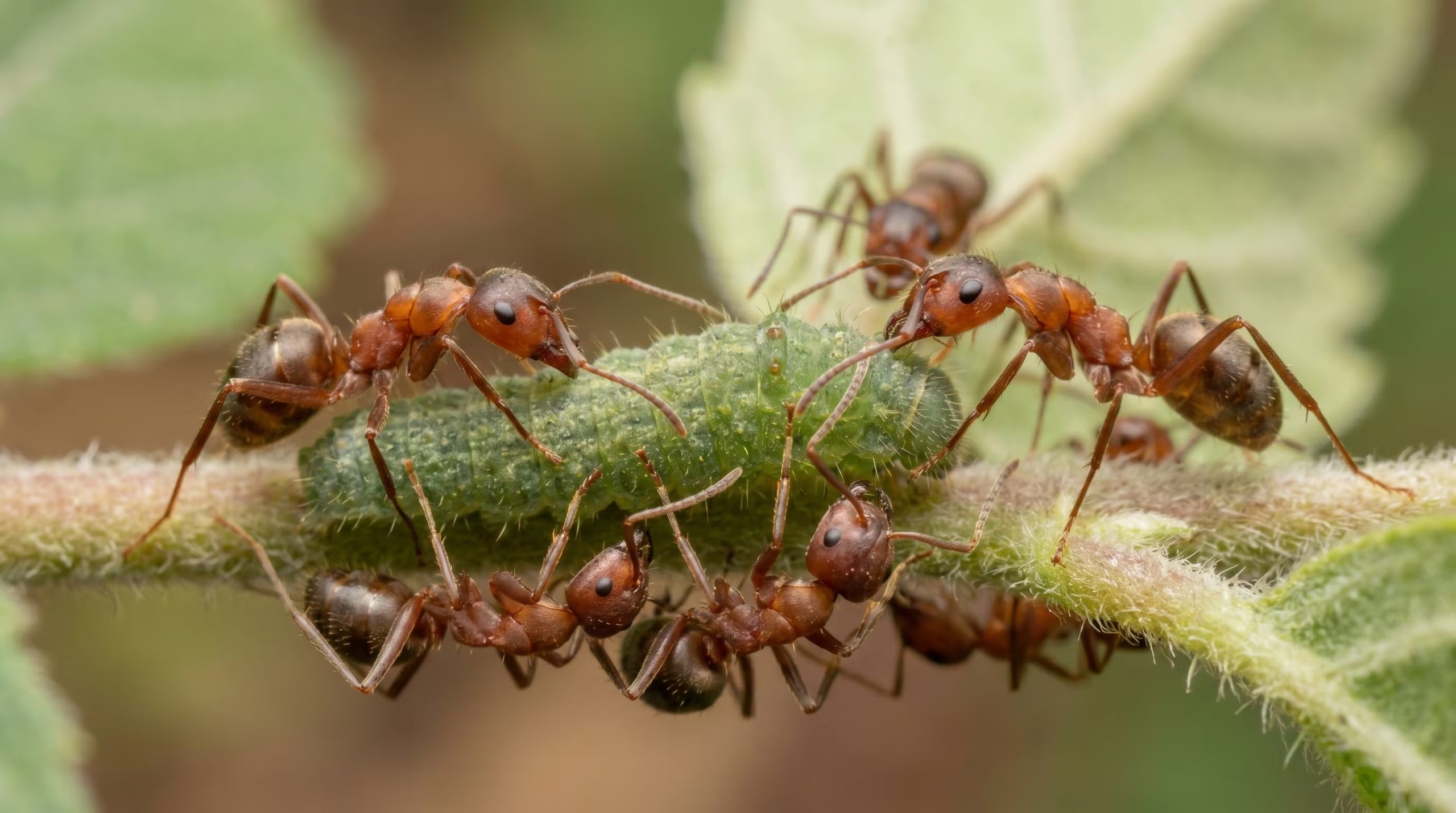 Las larvas de mariposas licénidas usan señales químicas para lograr la protección de las hormigas (Imagen Ilustrativa Infobae)