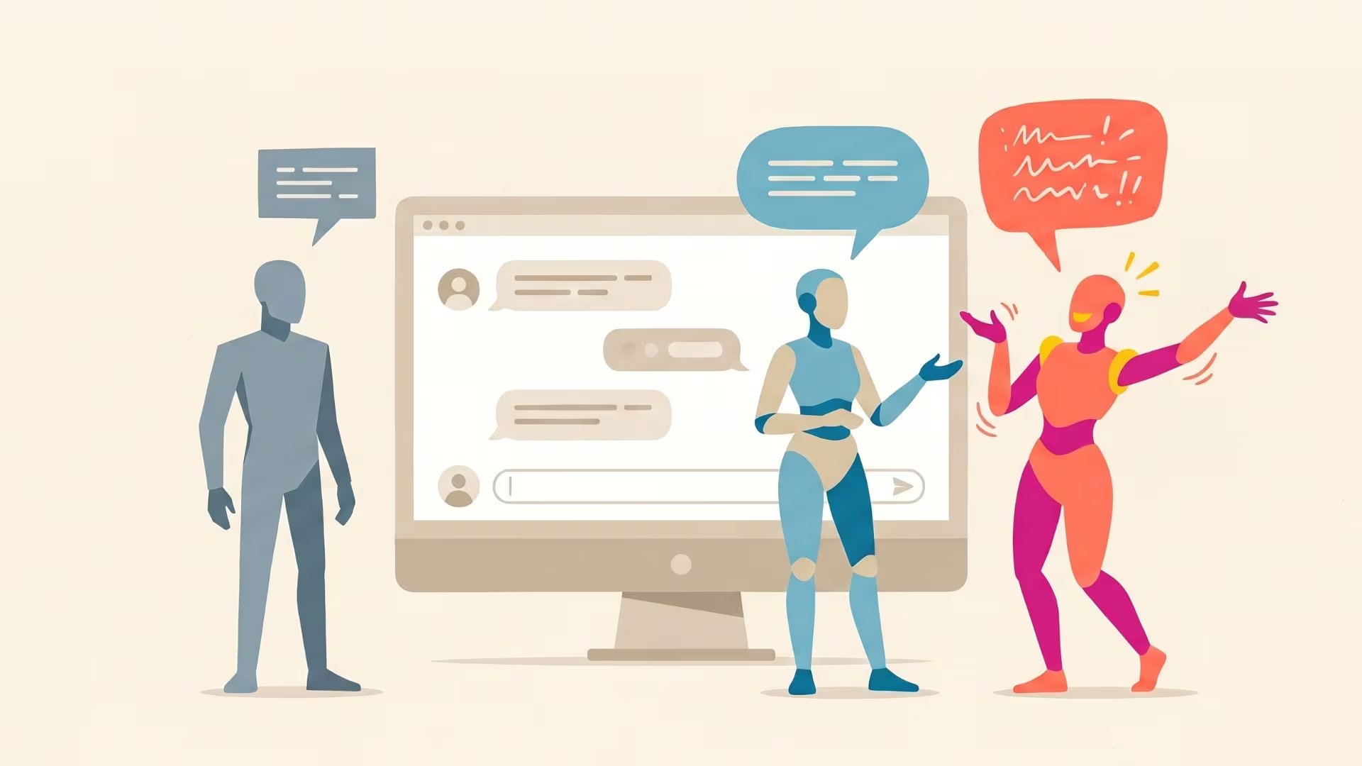 La comparación entre modelos mostró mejoras en humor, coherencia y tono social cuando los agentes de IA intercambiaron críticas antes de reescribir (Imagen Ilustrativa Infobae)