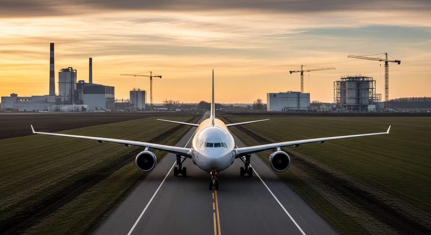 La Universidad Estatal de Washington estima que solo la mitad de las instalaciones anunciadas de combustible sostenible de aviación llega a operar (Imagen Ilustrativa Infobae)