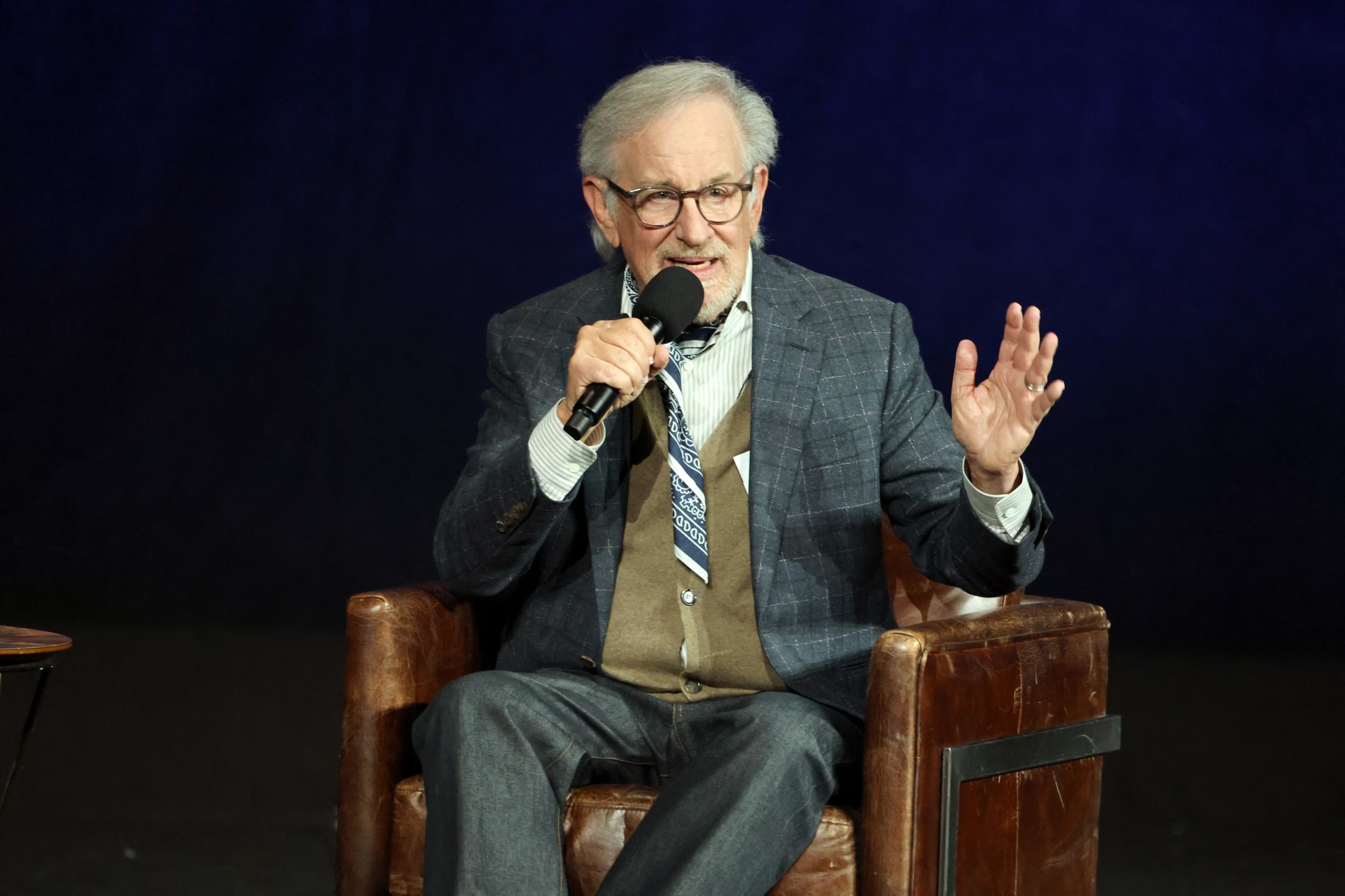 Steven Spielberg afirmó en el festival SXSW que no ha utilizado inteligencia artificial en sus películas (Ethan Miller/Getty Images/AFP).
