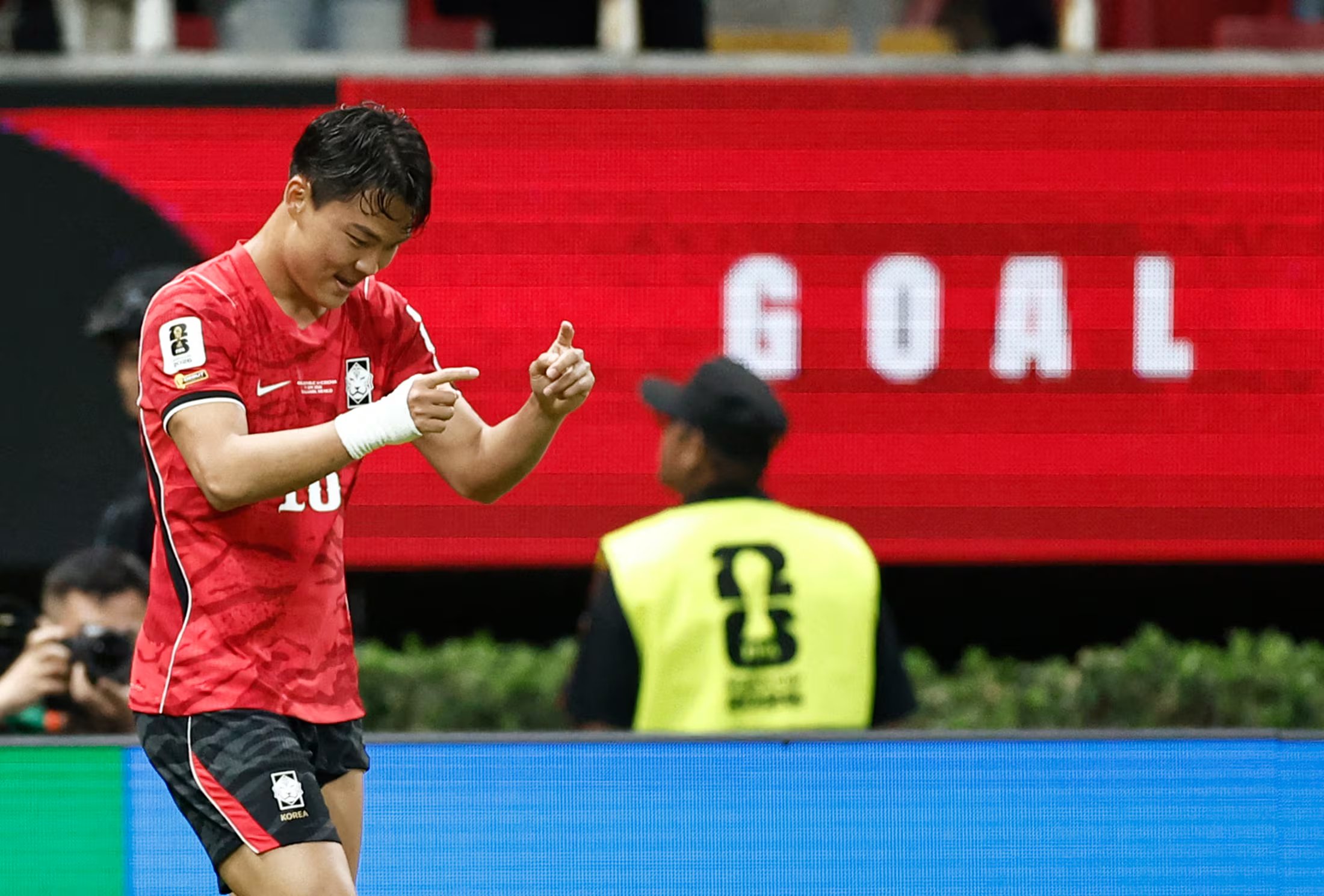 Corea del Sur vence en su primer partido a República Checa. (Photo by Ulises RUIZ / AFP)
