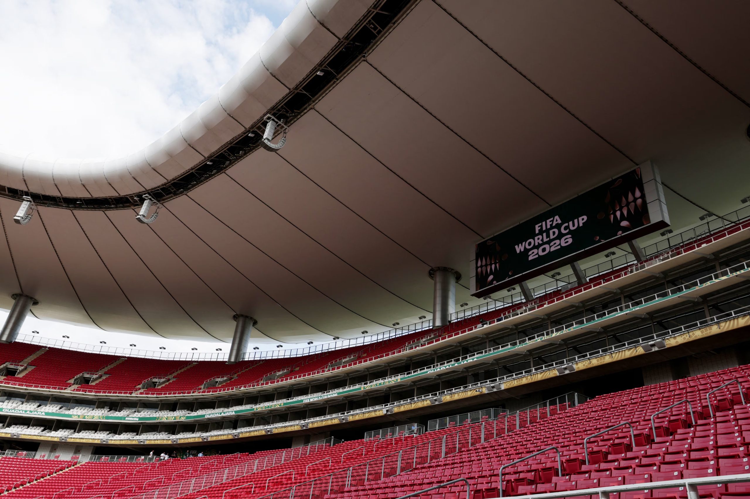 El Estadio Guadalajara está listo para recibir el primer choque oficial entre Corea del Sur y Chequia en una Copa del Mundo. REUTERS/Amanda Perobelli