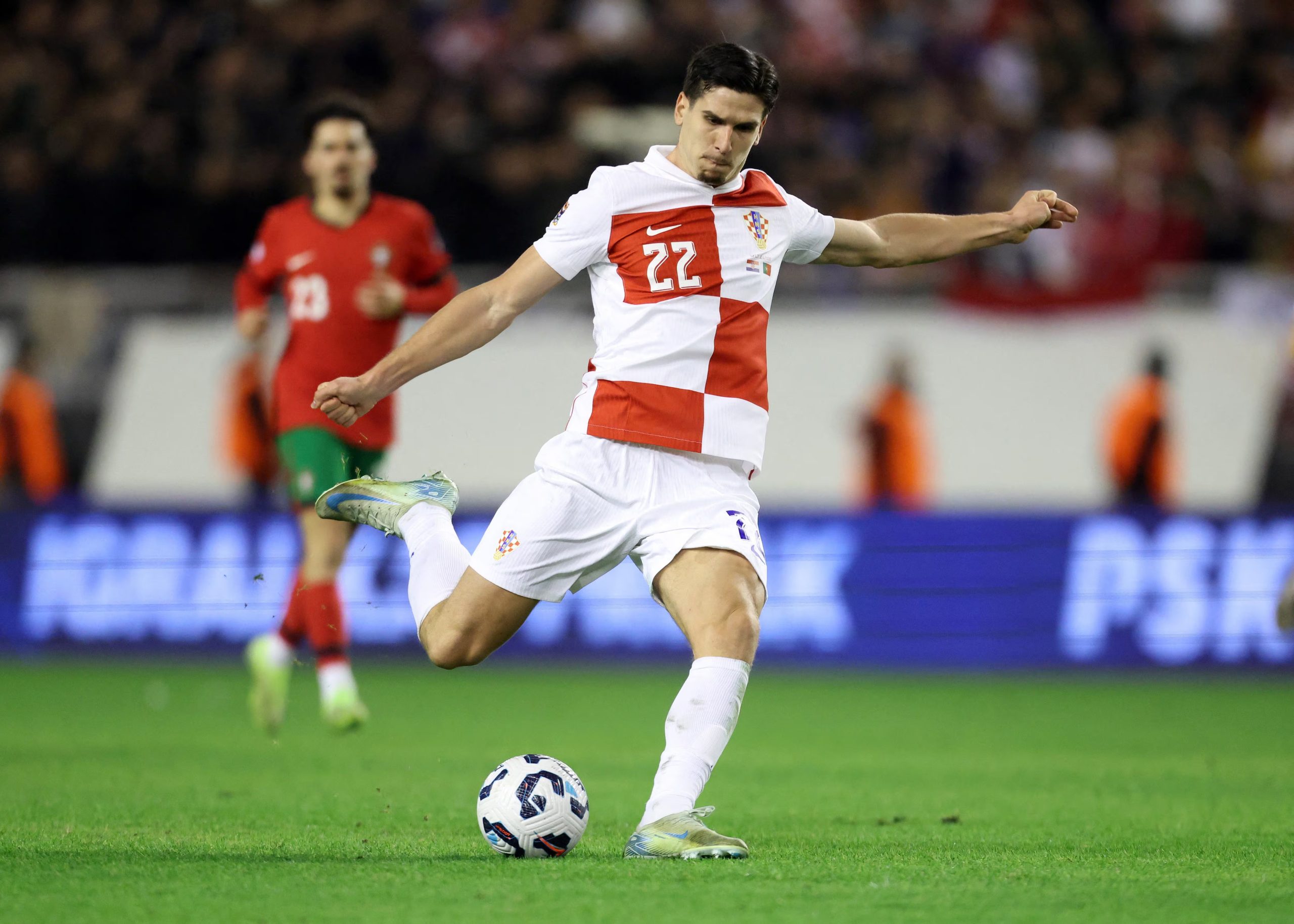 Matanović agradeció la convocatoria de Zlatko Dalić y aseguró que está listo para su primera gran competición con Croacia - crédito Antonio Bronic/REUTERS