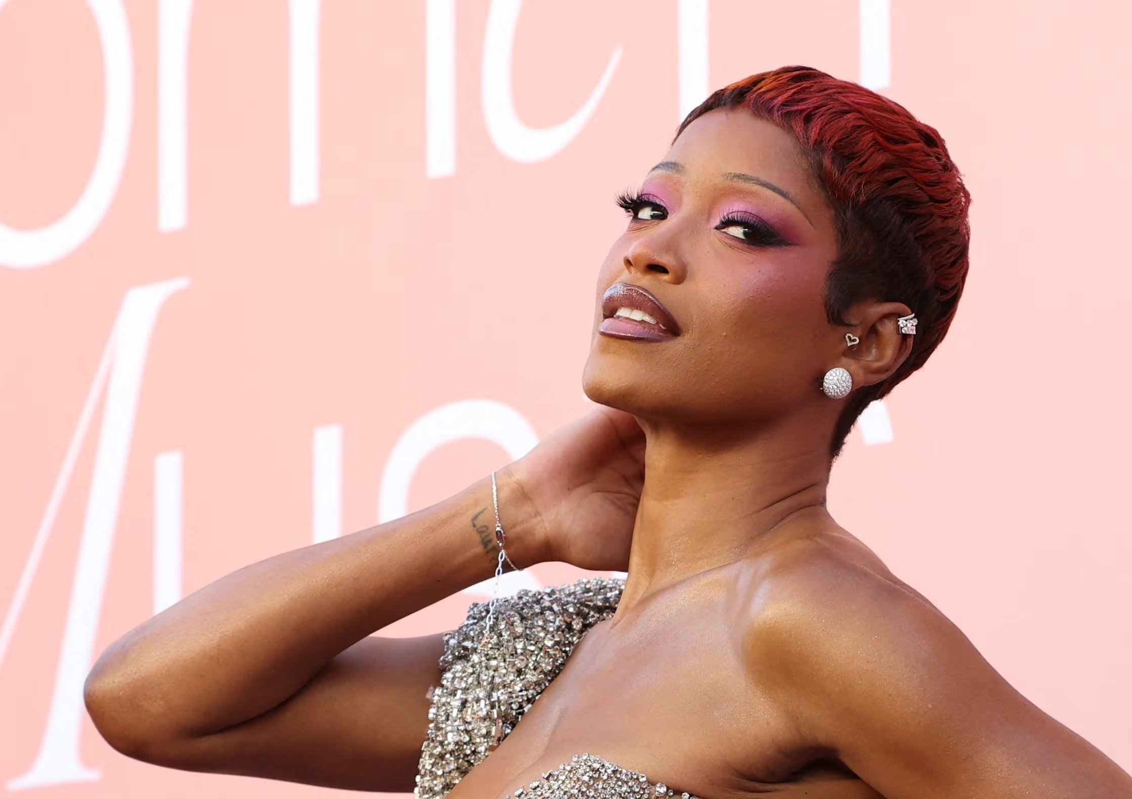 Keke Palmer destacó que el ejemplo de su padre moldeó su expectativa sobre cómo debía ser un hombre dentro de la familia (REUTERS/Mario Anzuoni)