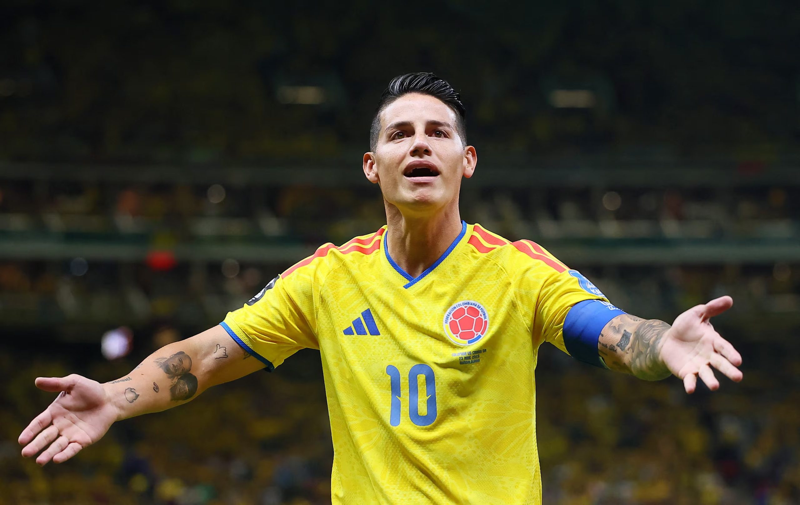 Ante preguntas sobre la titularidad de James Rodríguez, 