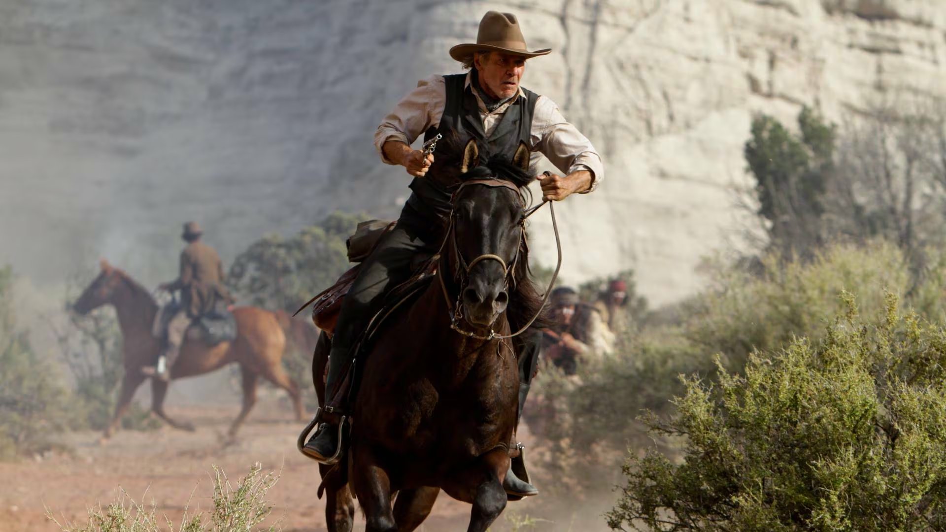 Harrison Ford en una escena de la película 'Cowboys & Aliens' (2011)