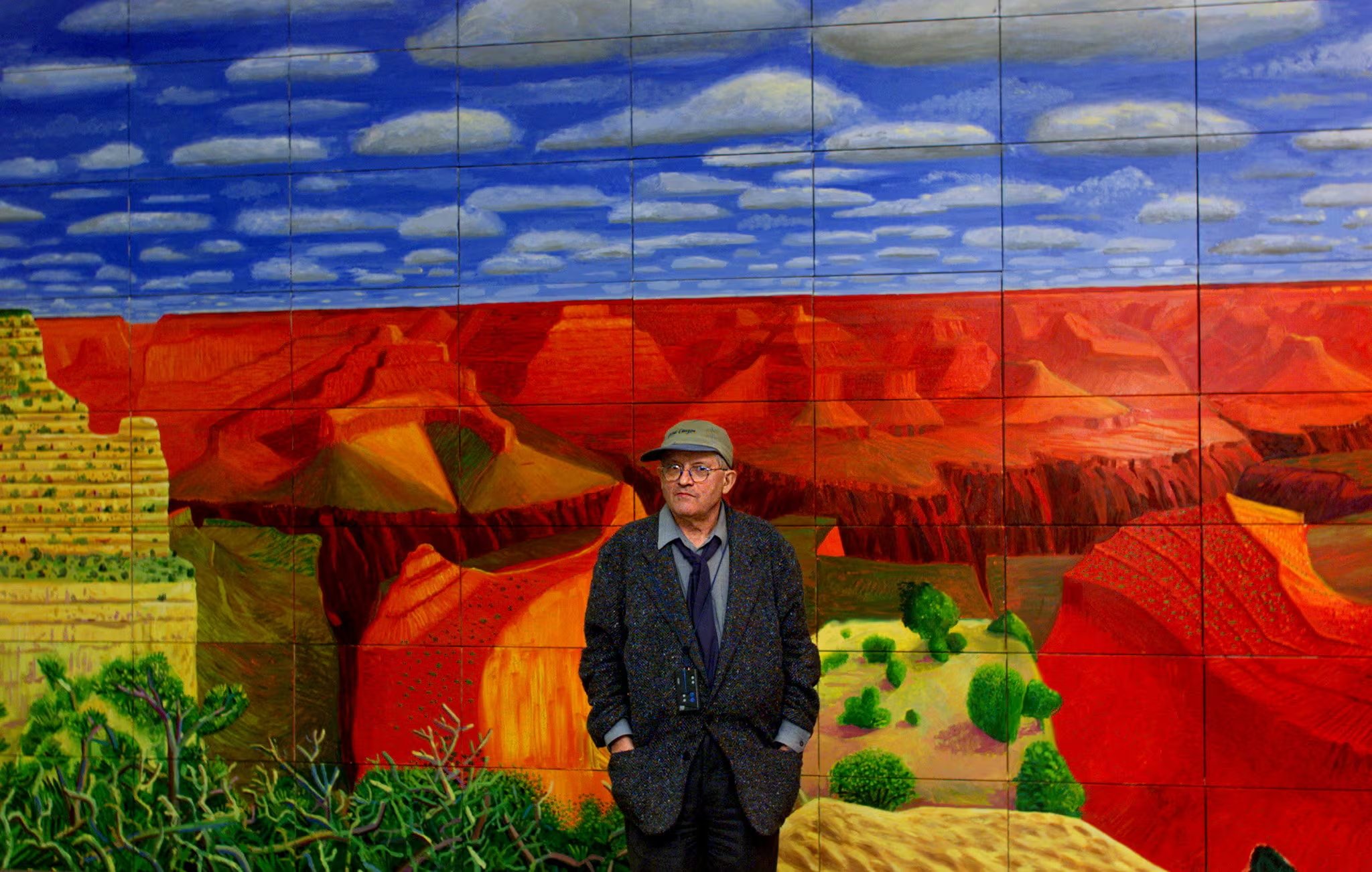 La galería estadounidense Gray vendió un lienzo de Hockney, fallecido la semana pasada a los 88 años, por 8,5 millones de dólares (Foto: PW / WS / Reuters)