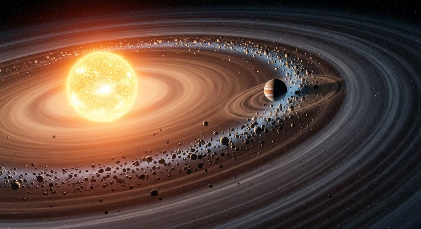 La composición de 3I/ATLAS no coincide con ningún cuerpo conocido del sistema solar, según la proporción de isótopos detectada (Imagen Ilustrativa Infobae)