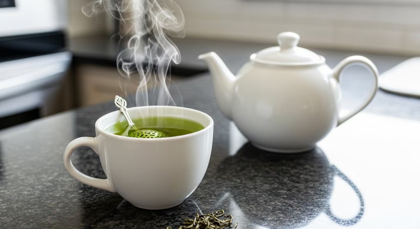 El tiempo de infusión del té verde influye en la composición de la bebida, según explicó el nutricionista Ismael Galancho (Imagen Ilustrativa Infobae)