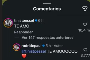 El intercambio entre Tini Stoessel