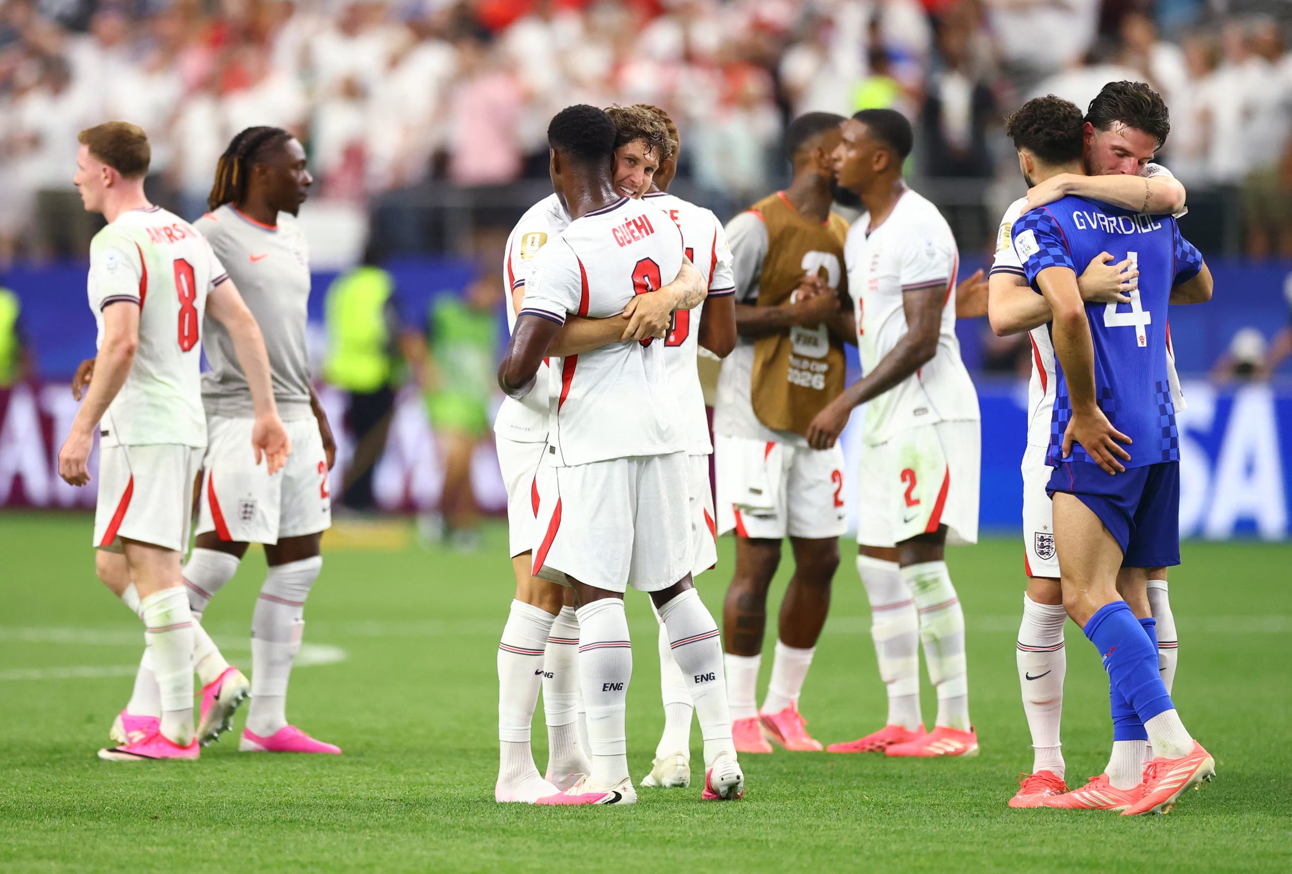 Los jugadores de Inglaterra (REUTERS/Hannah Mckay)