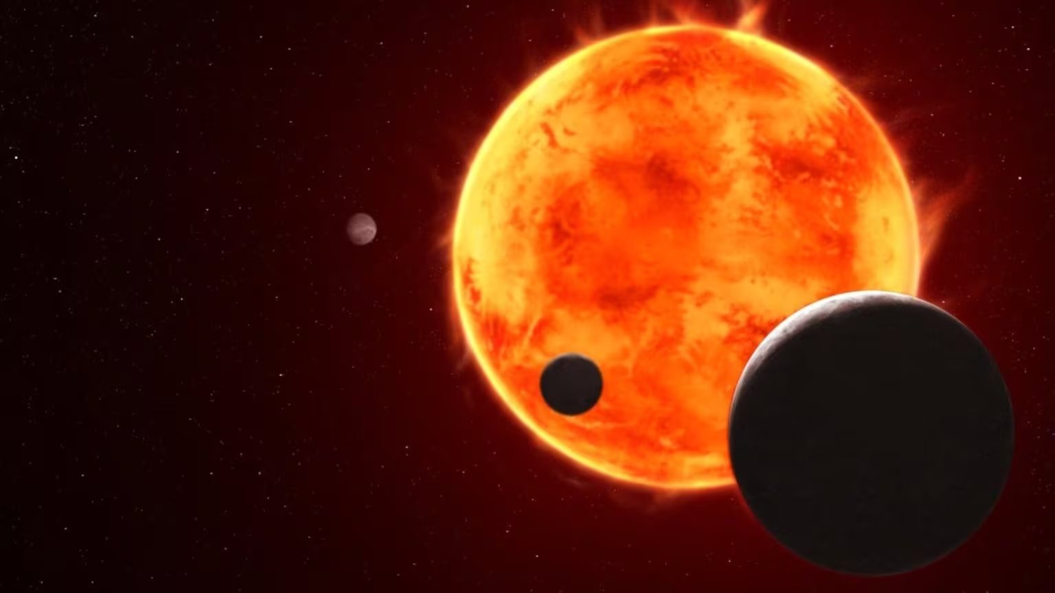 El exoplaneta HD 80606 b, con cuatro veces la masa de Júpiter, fue estudiado en detalle por el equipo internacional que utiliza el telescopio James Webb. - NASA, ESA, CSA, J. OLMSTED (STSCI)
