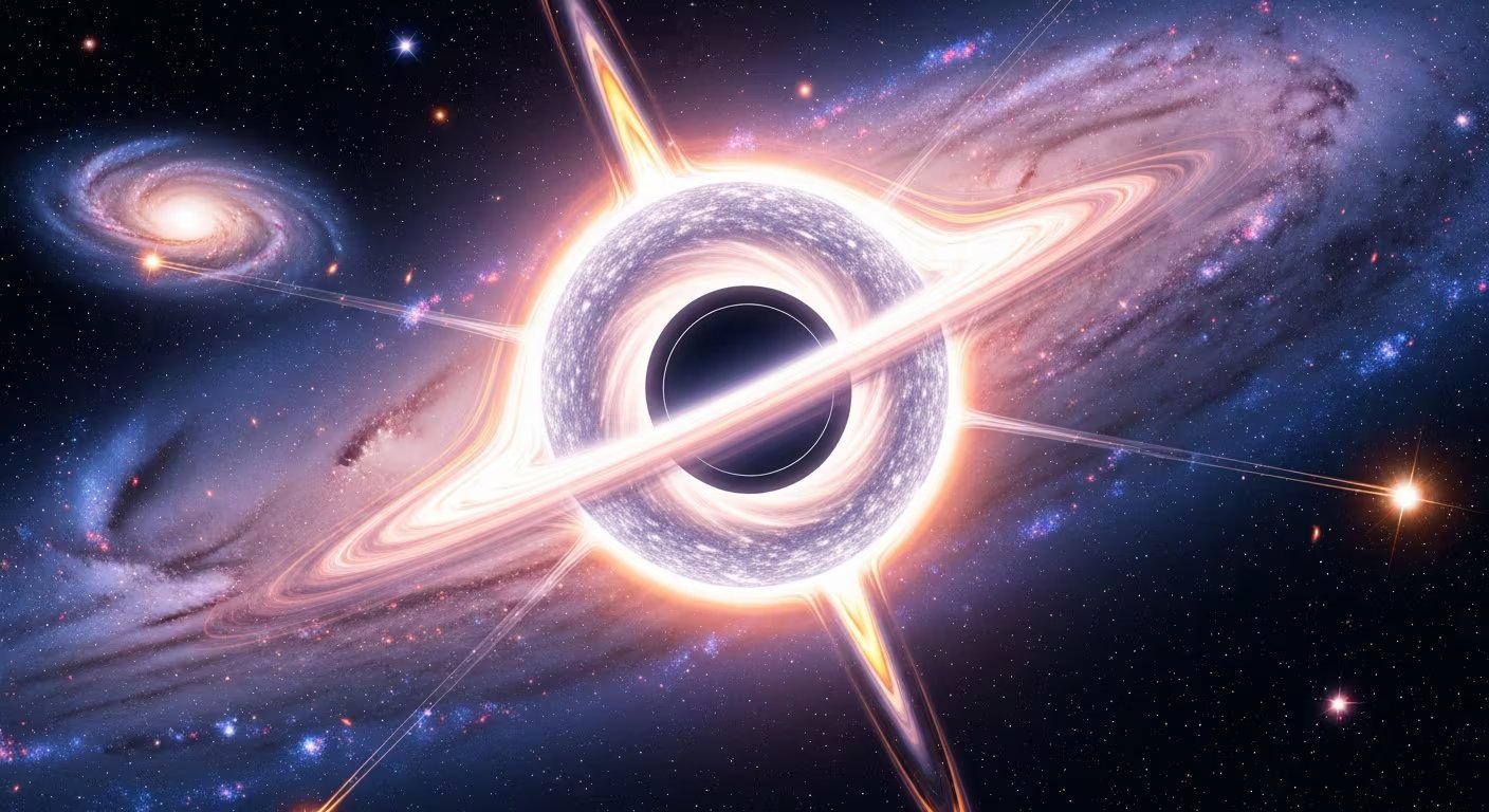 El telescopio James Webb aporta la evidencia más sólida hasta ahora de una estrella de agujero negro en el universo temprano (Imagen Ilustrativa Infobae)
