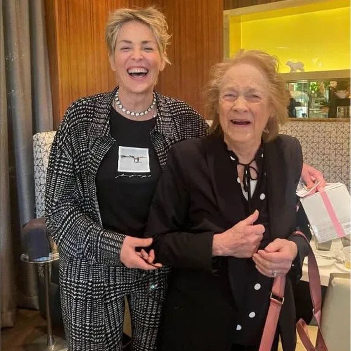 En la entrevista, Stone dijo que tuvo que aceptar que su madre no le diría palabras de amor o reconocimiento antes de morir (Instagram/@sharonstone)