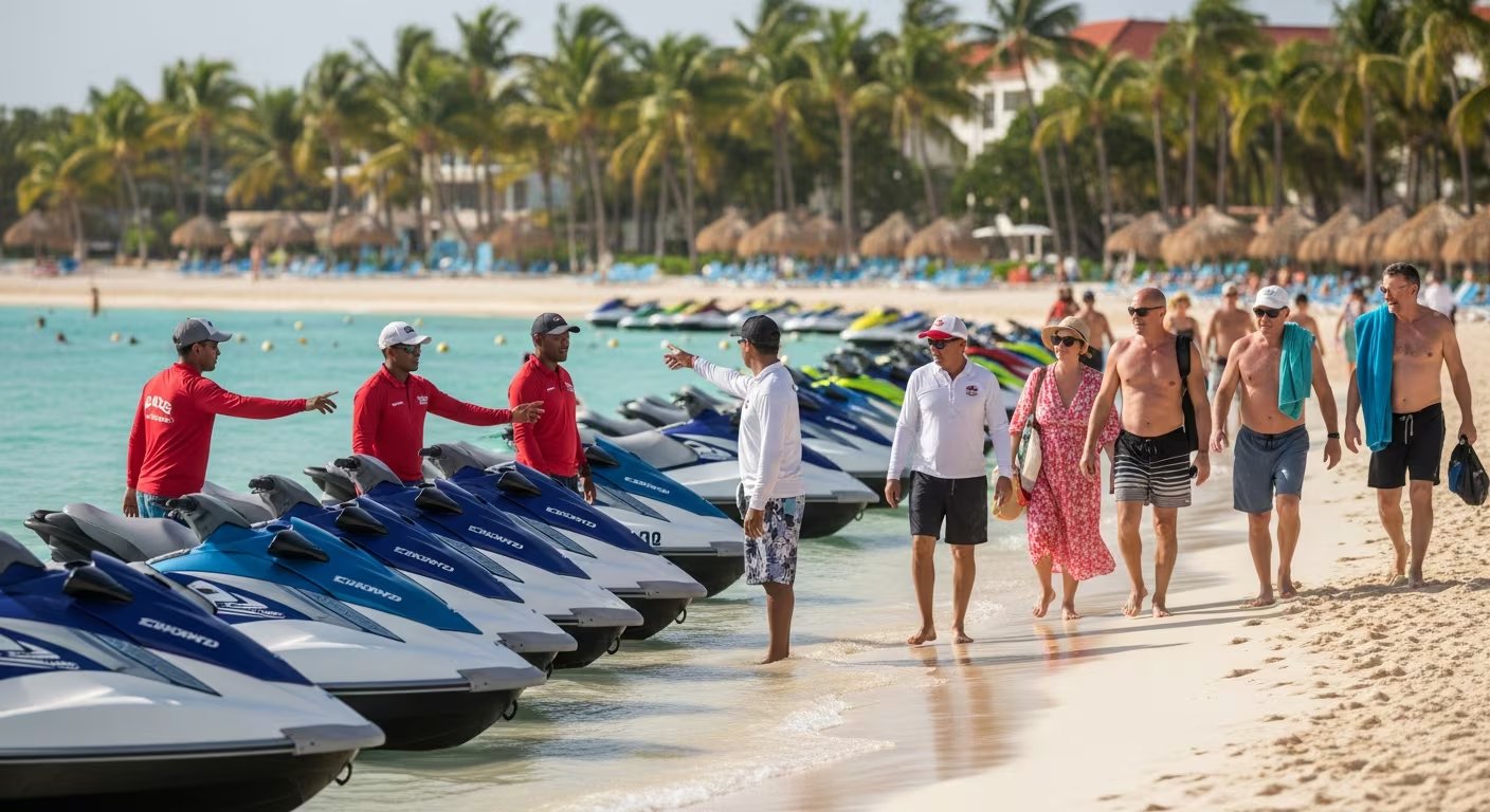 La Embajada de Estados Unidos en Nassau detectó un patrón de incidentes vinculado a operadores no autorizados de motos de agua en playas turísticas de Bahamas. (Imagen Ilustrativa Infobae)