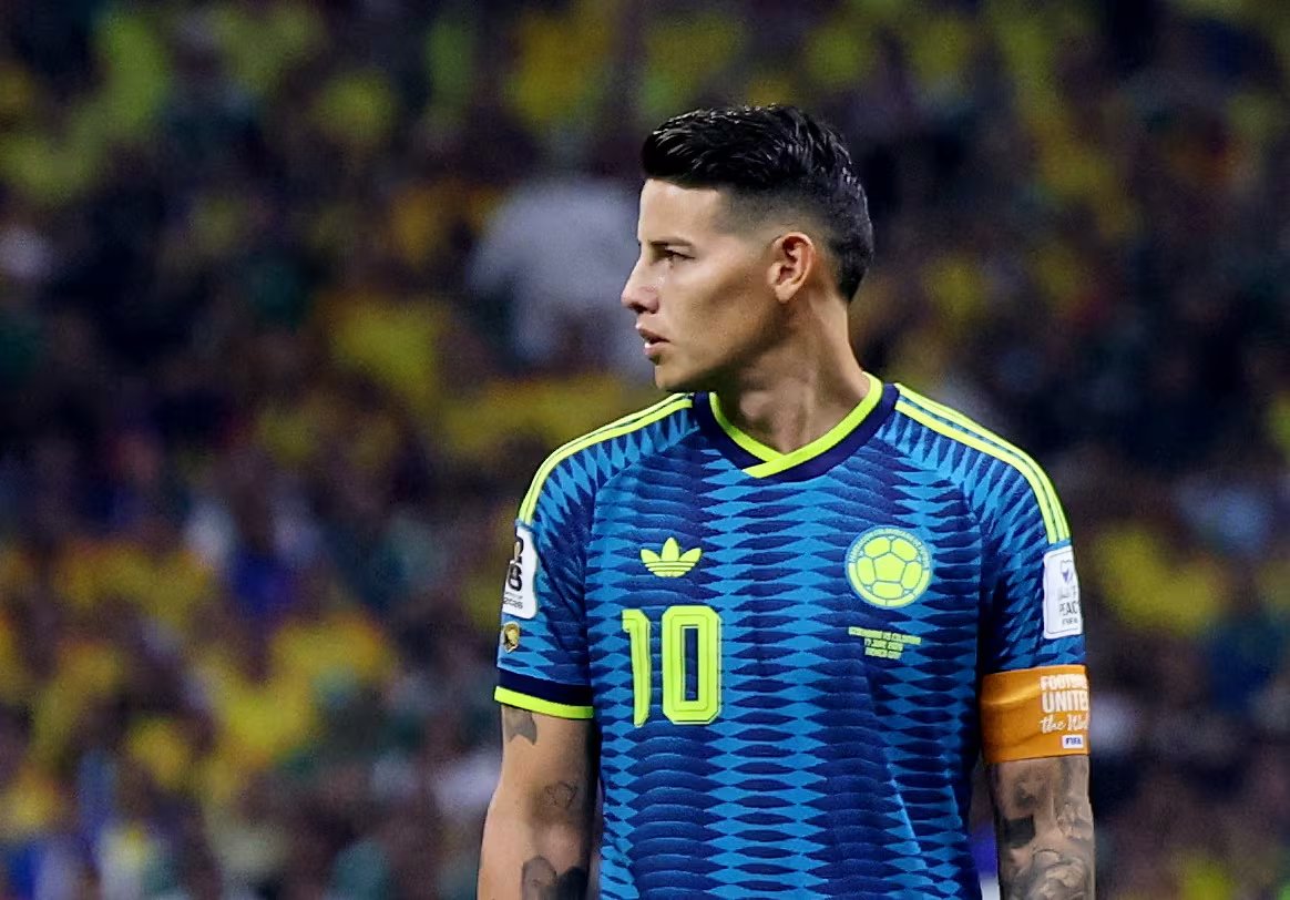 La nutrigenómica incorporó un análisis de saliva para ajustar la alimentación y la suplementación de James Rodríguez según su perfil genético-crédito Raquel Cunha/REUTERS