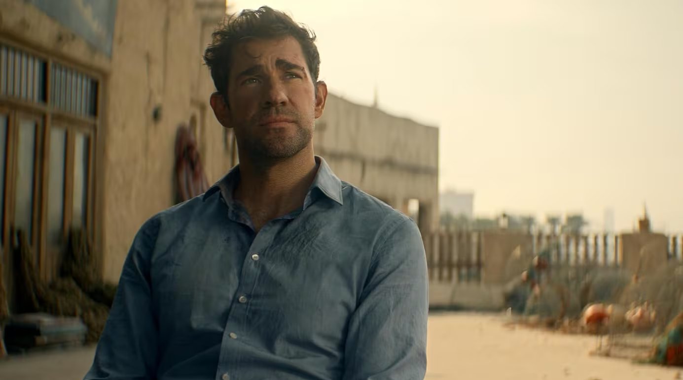 John Krasinski en 'Jack Ryan, de Tom Clancy: Guerra encubierta'. (Prime Video)