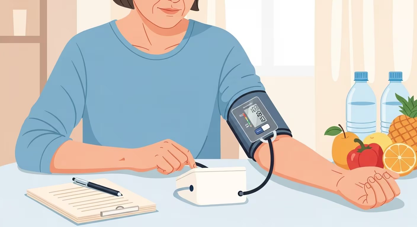 Controlar la presión arterial y alimentarse bien son dos buenos pilares para una calidad de vida (Imagen Ilustrativa Infobae)