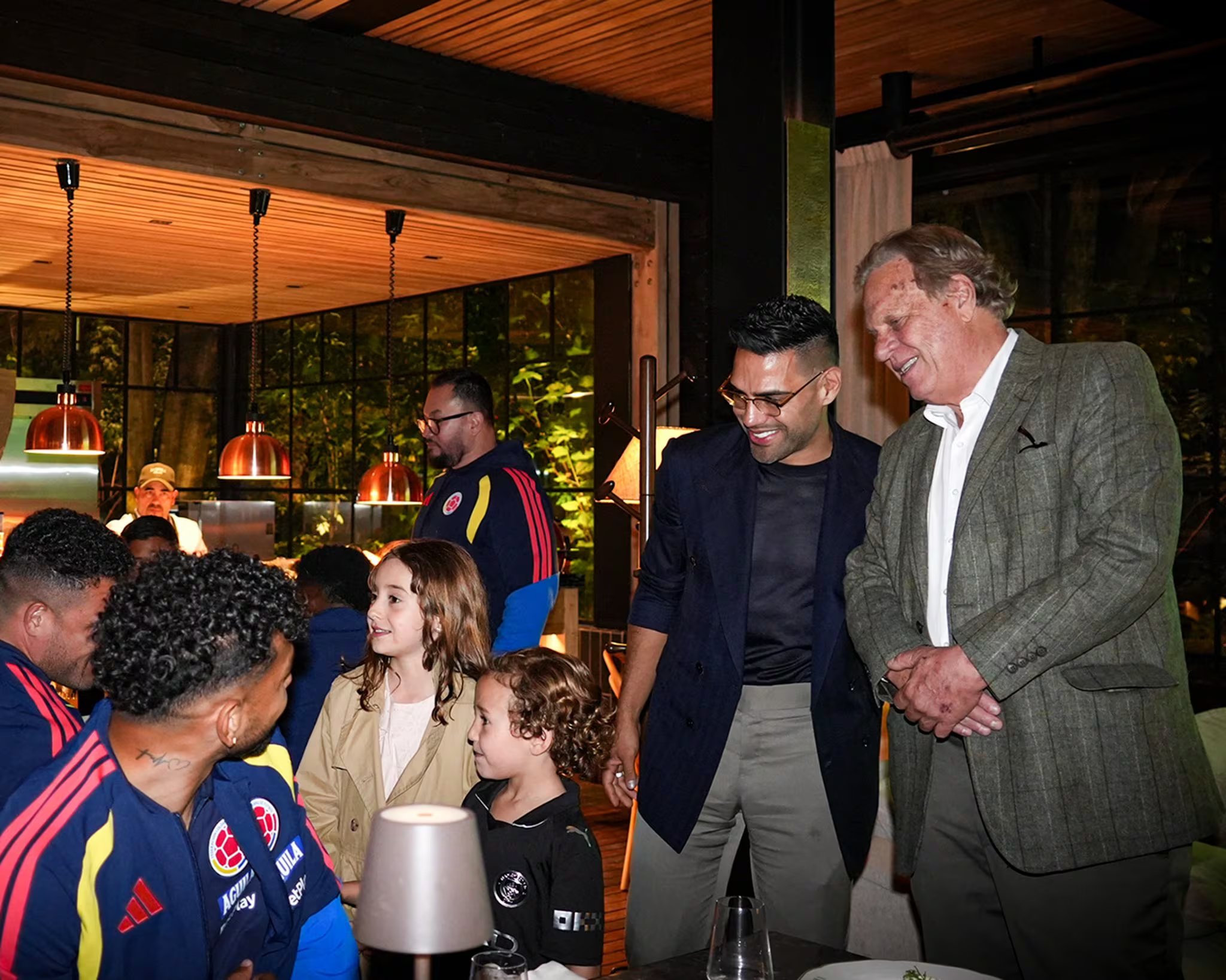 Radamel Falcao García visitó el hotel de concentración de la selección Colombia - crédito FCF