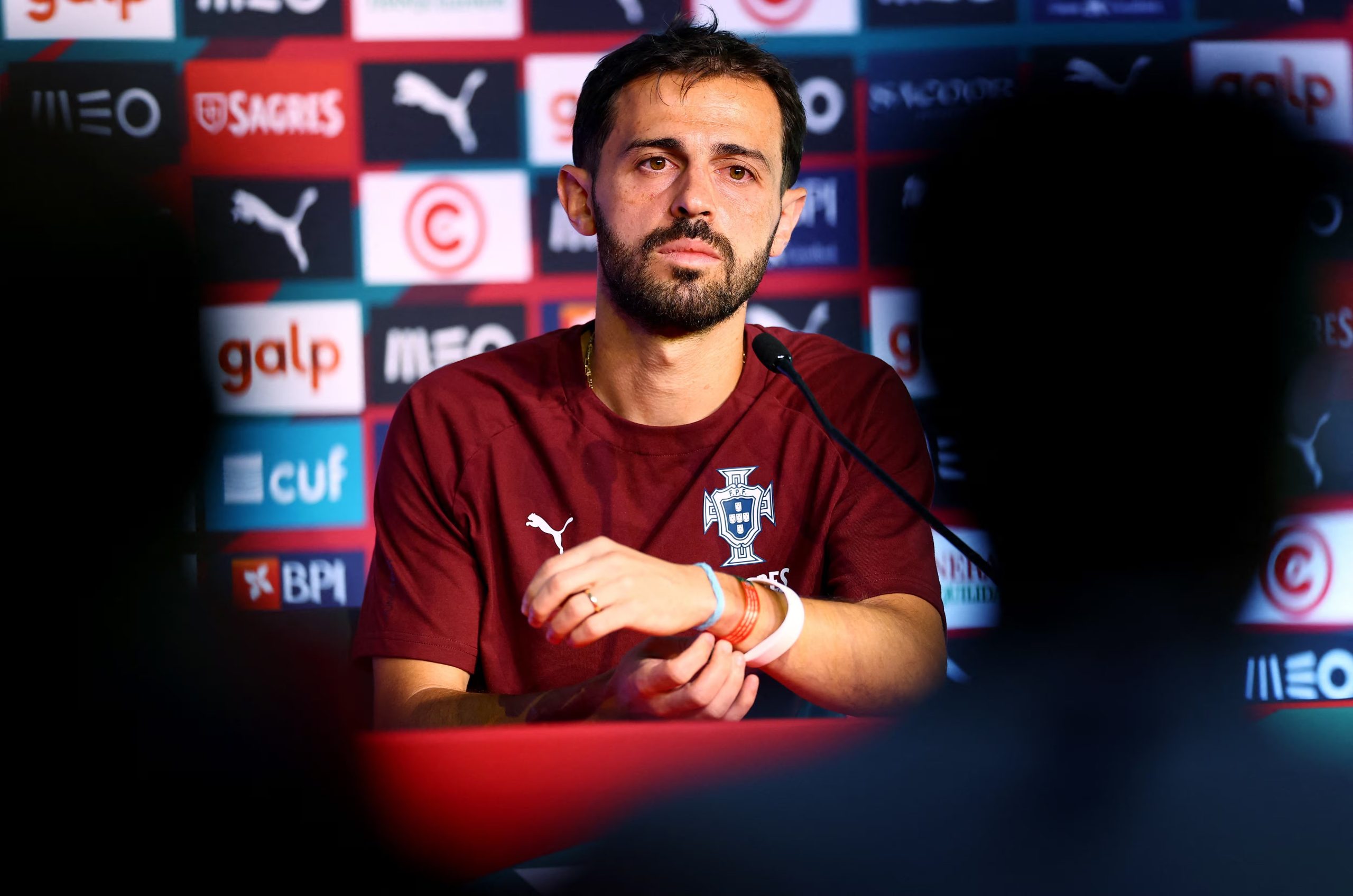 Bernardo Silva habló sobre la dificultad del juego ante Croacia-crédito Marco Bello/REUTERS