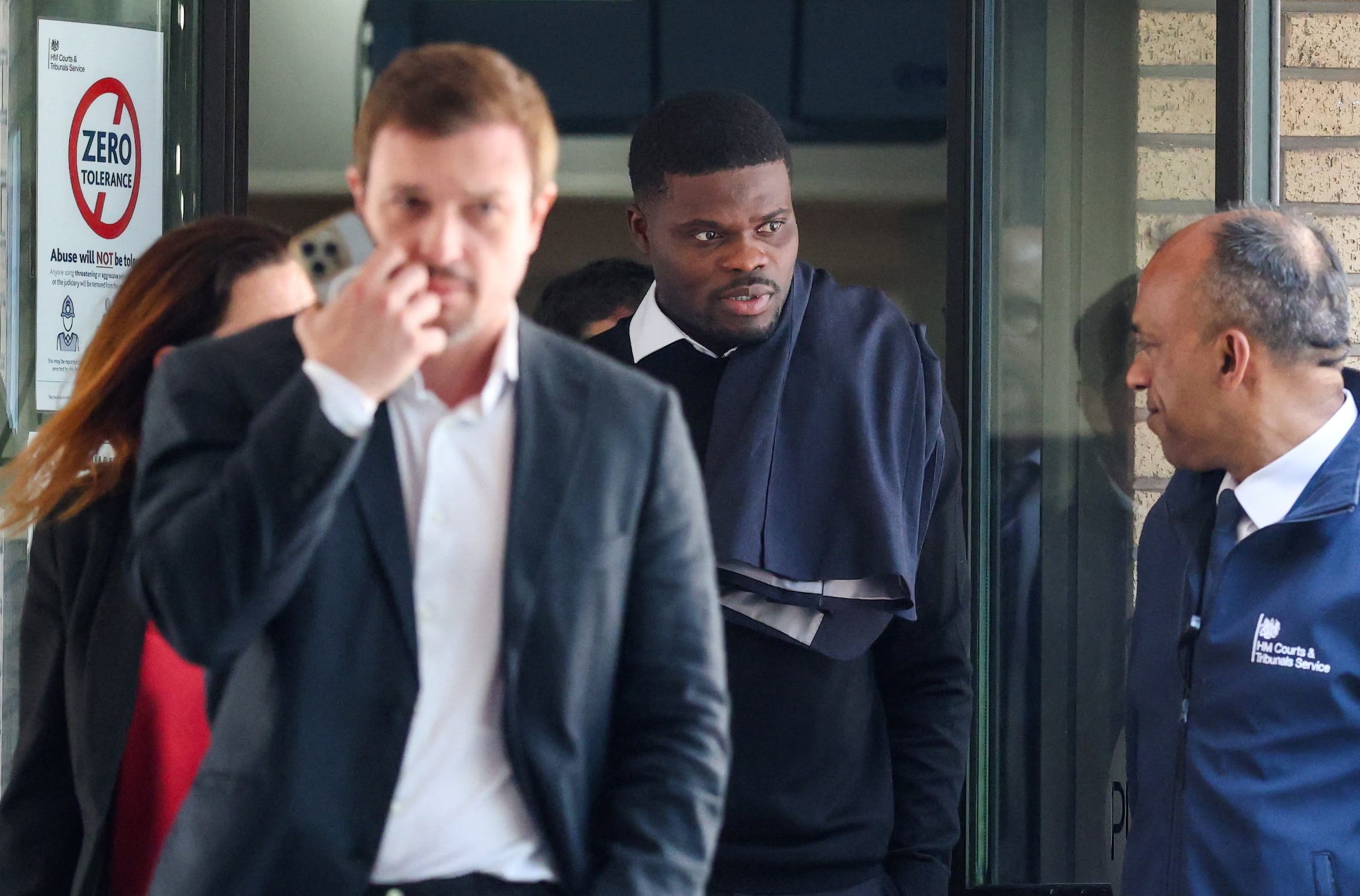 El momento cuando Thomas Partey fue acusado por violación en Londres entre 2021 y 2022-crédito Hannah McKay/REUTERS