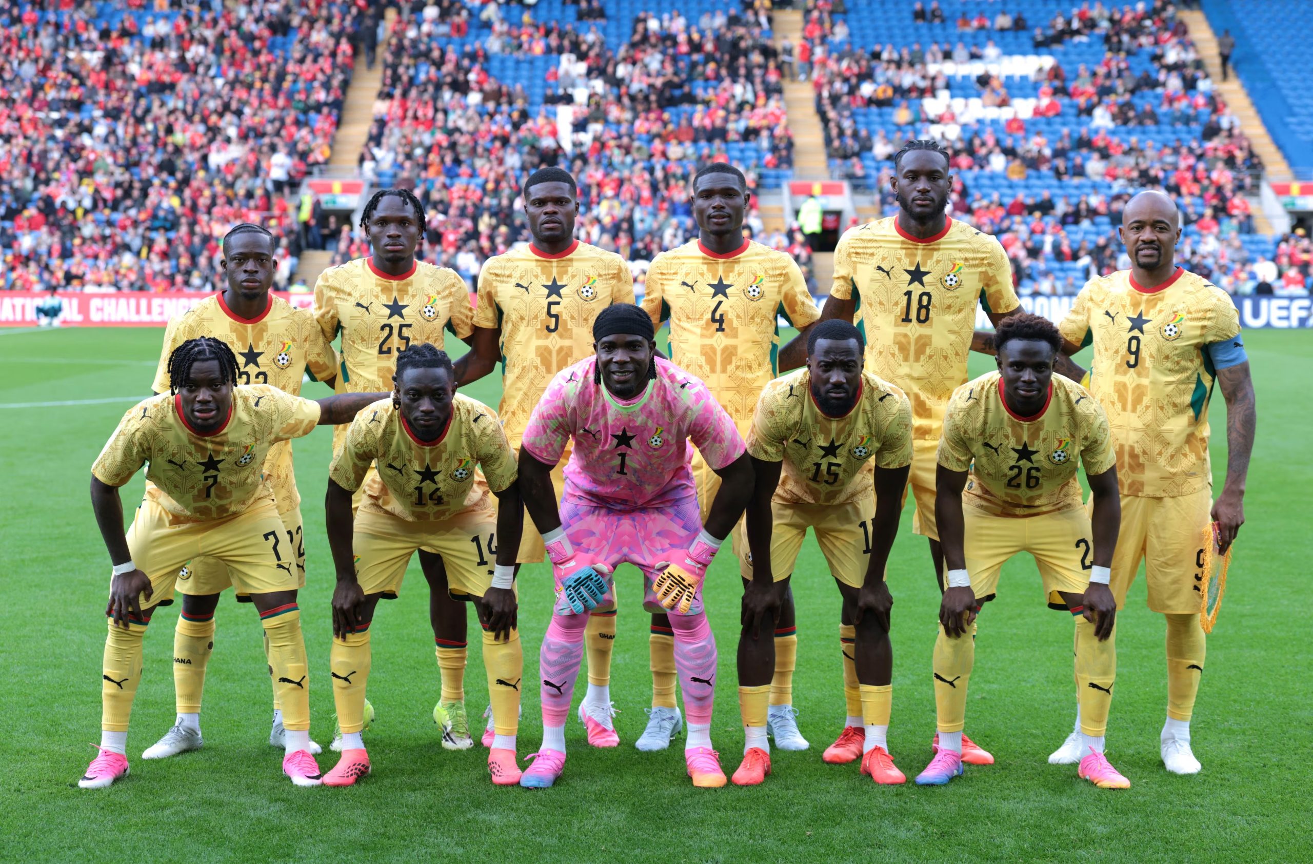 Ghana viene de empatar ante Gales en Cardiff-crédito vía imágenes en acción Paul Childs/REUTERS 