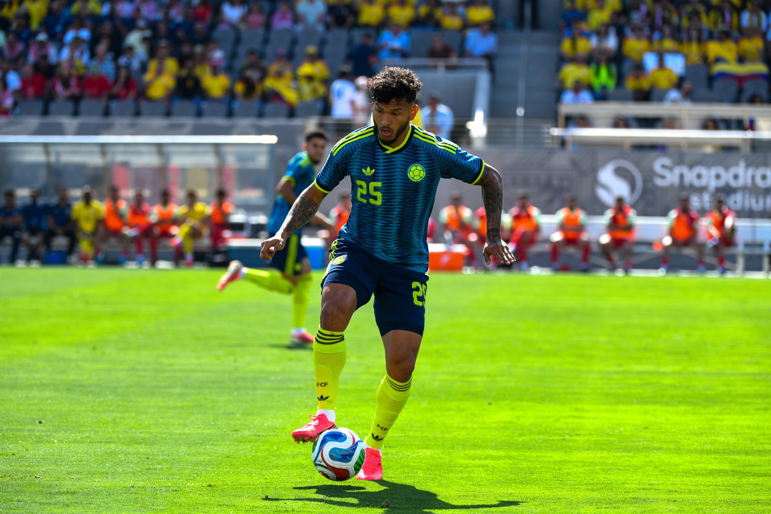 El delantero samario aseguró que no hay favoritos entre Uzbekistán y Colombia-crédito Federación Colombiana de Fútbol