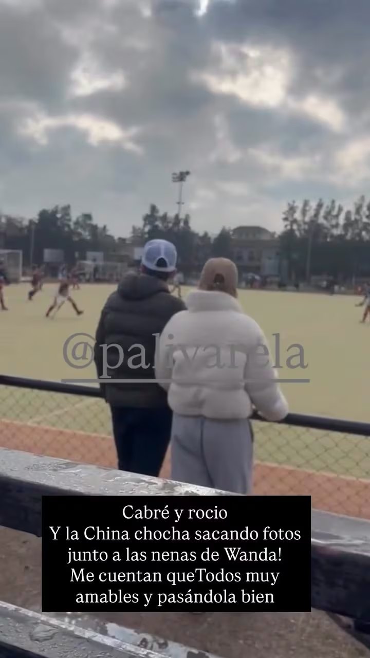 Nicolás Cabré y Rocío Pardo también vieron jugar a Rufina