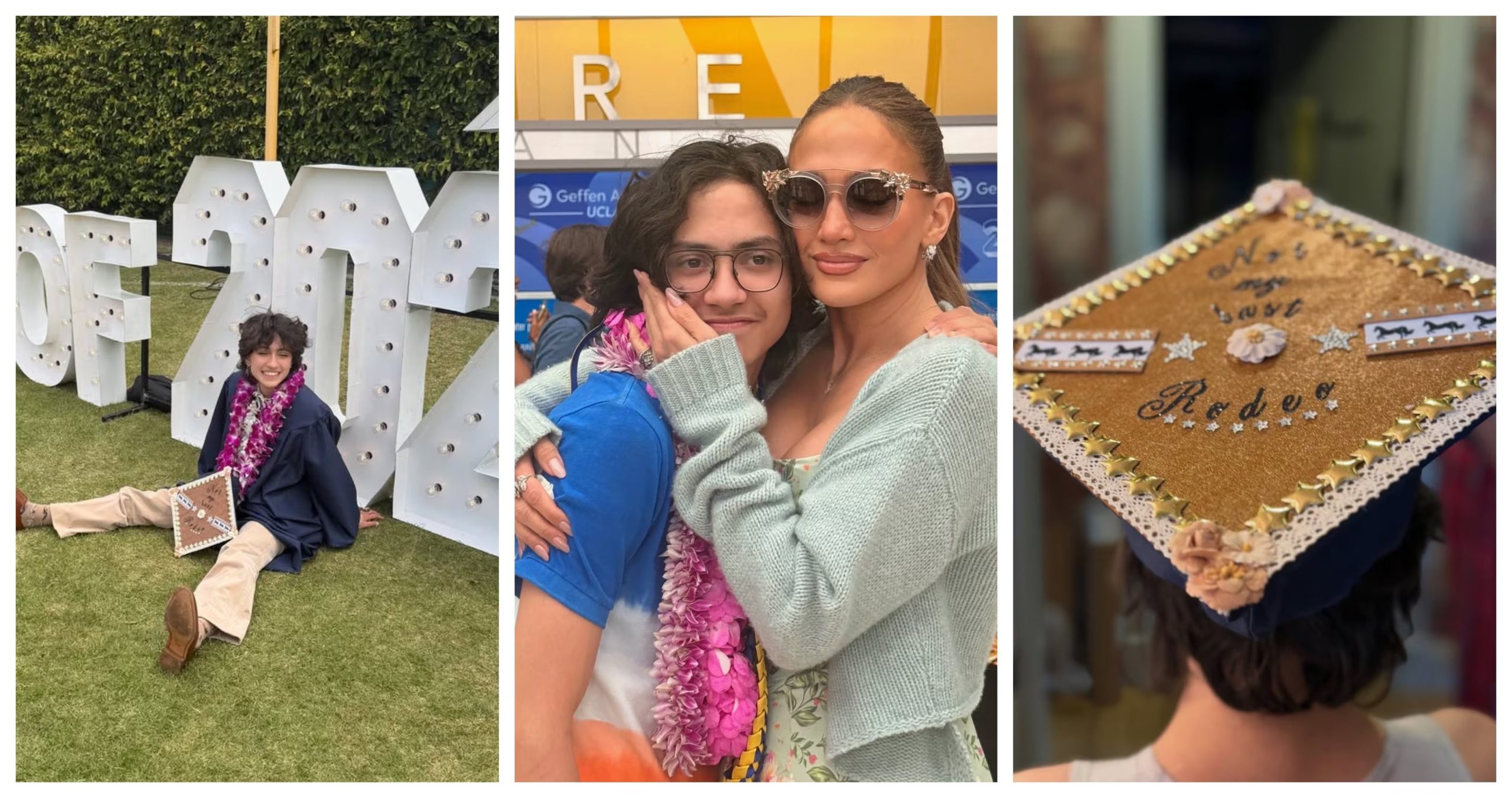 Jennifer Lopez compartió la celebración de la graduación de sus hijos en Instagram