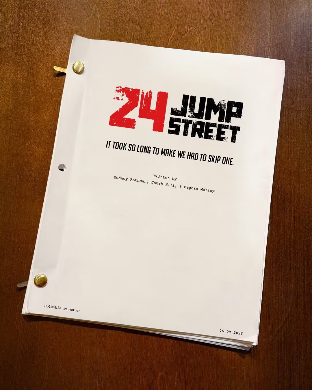 Imagen del gruion de '24 Jump Street'