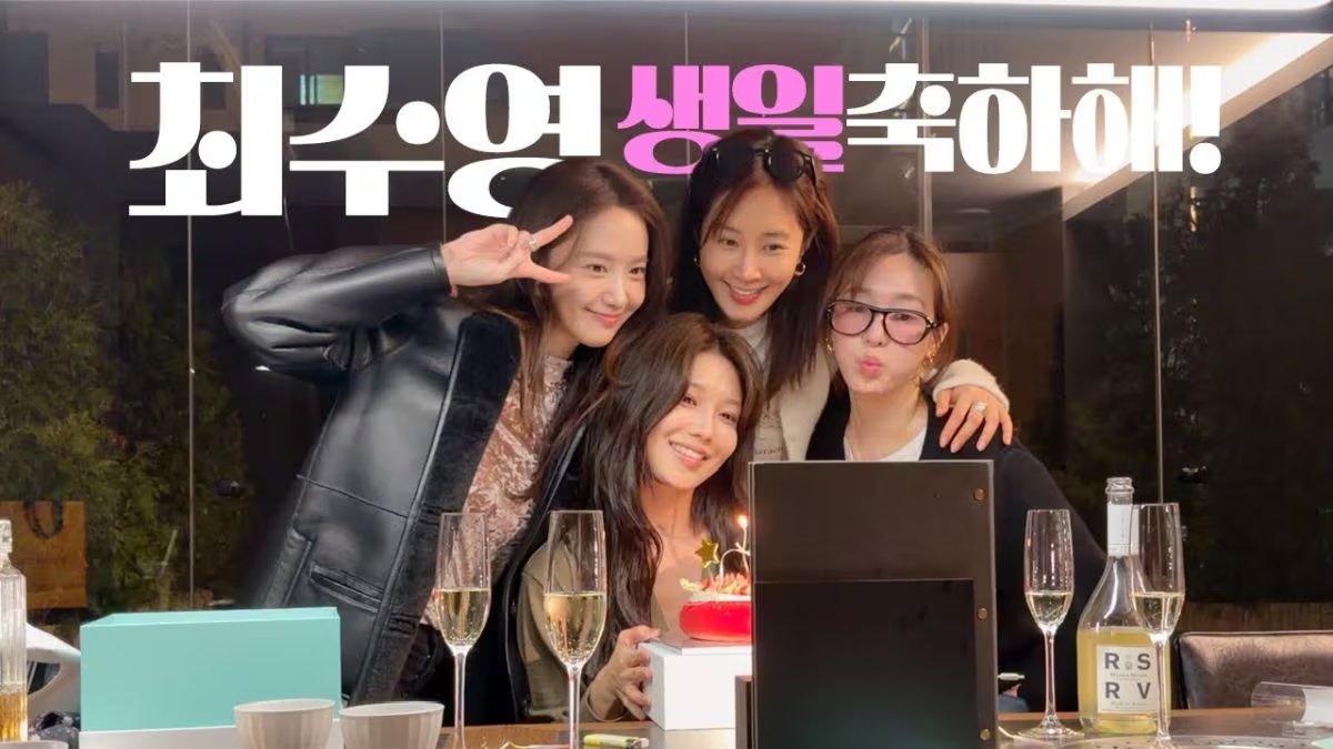 Sooyoung en una reciente celebración de su cumpleaños junto a miembros de Girls' Generation (Instagram)
