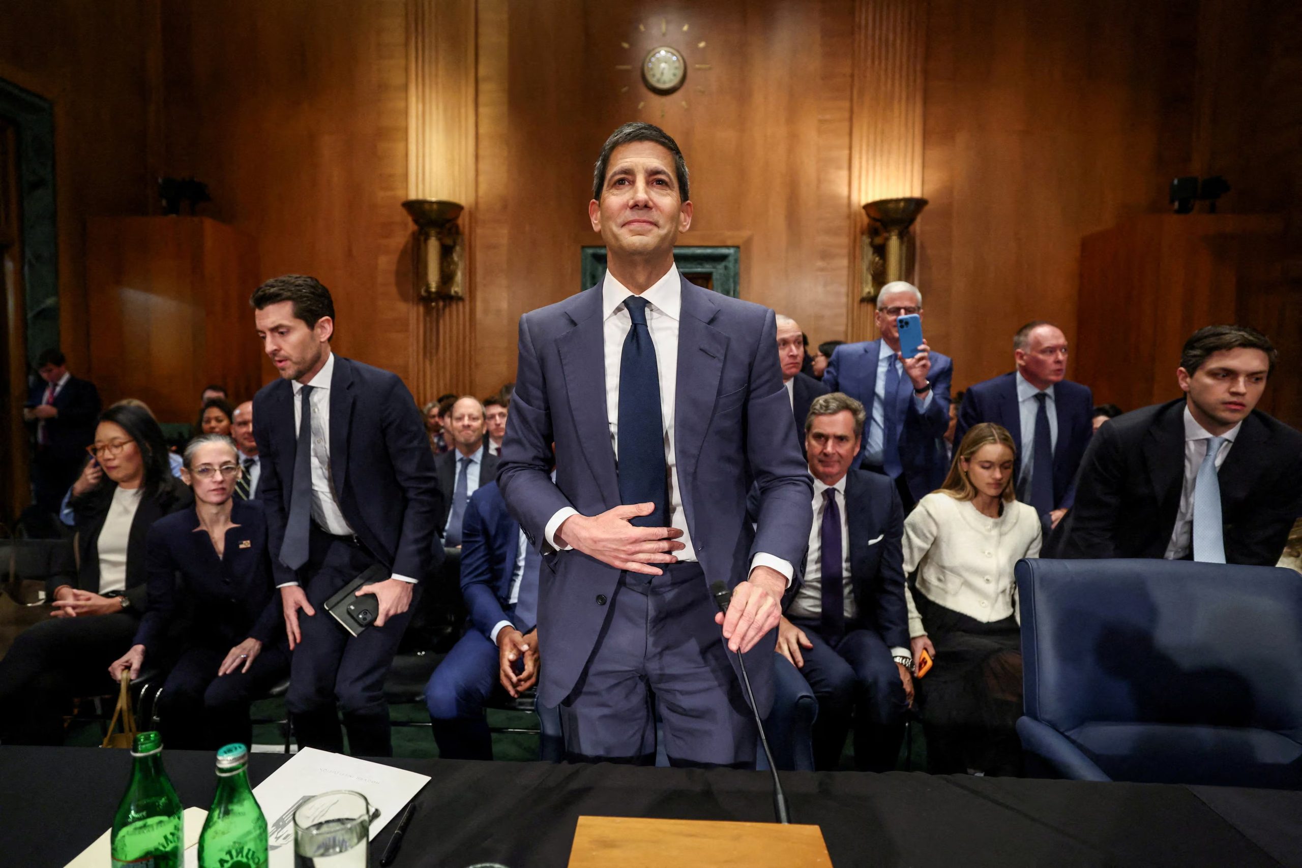Kevin Warsh, durante la audiencia de confirmación ante el Comité de Banca del Senado de los EEUU