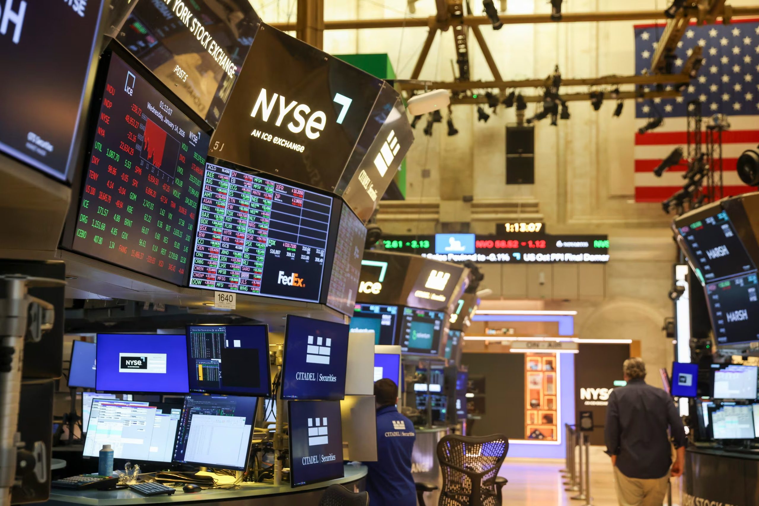 Wall Street dará su respuesta sobre el efecto de la IA en los precios y las tasas de interés
EFE/SARAH YENESEL
