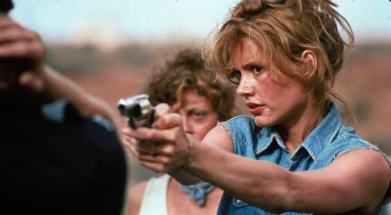 Geena Davies en Thelma y Louise