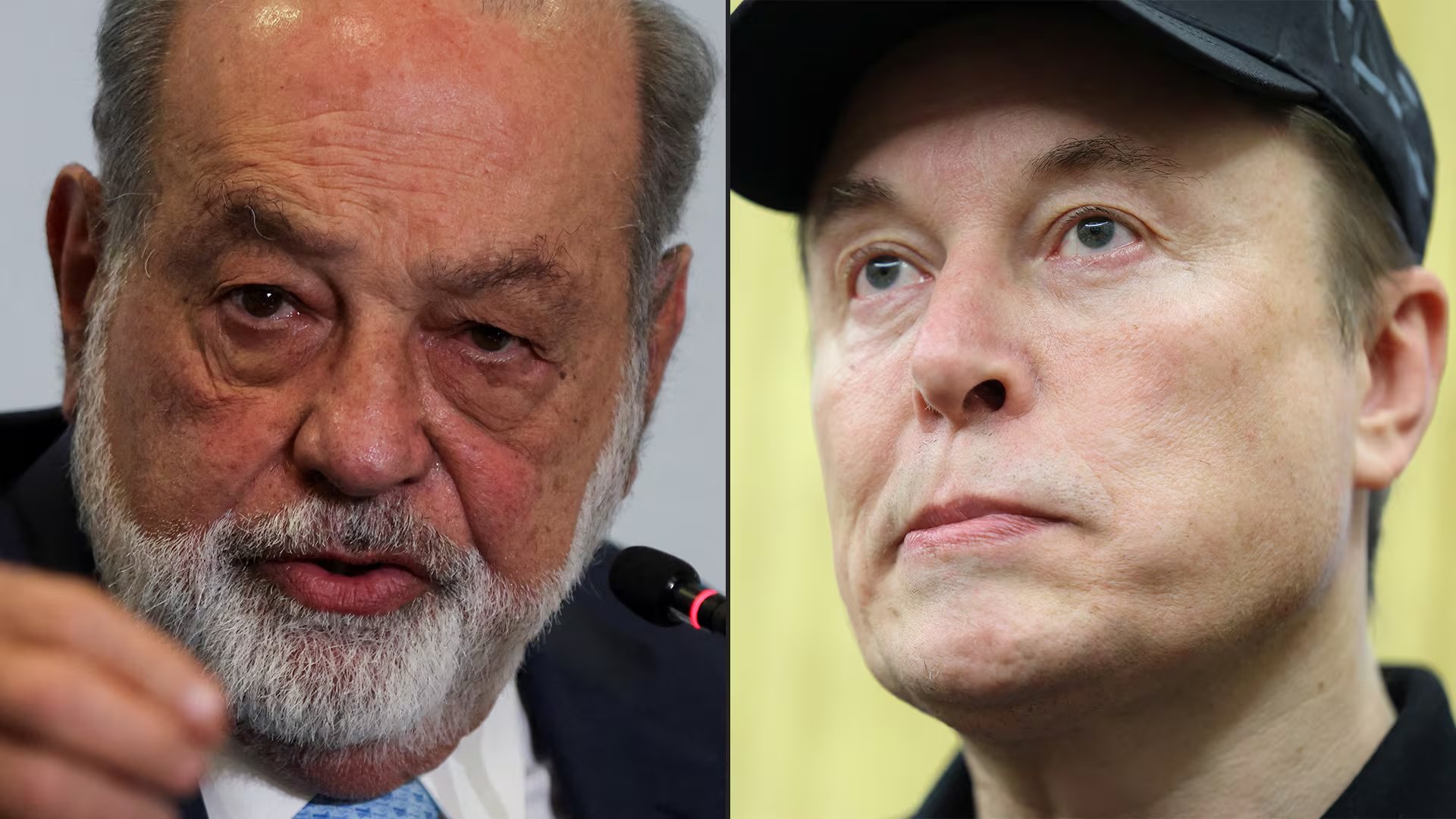Slim y Musk representan dos modelos distintos de construcción de riqueza: telecomunicaciones y tecnología de frontera. 
Crédito:
Reuters
