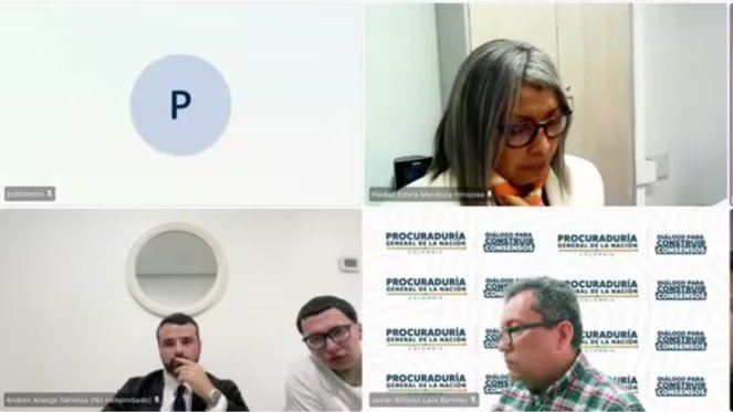 La imputación señala que a la víctima le exigieron firmar un documento para que el imitador de Blessd dejara de presentarse y le advirtieron una multa de $100 millones - crédito captura pantalla Fiscalía General de la Nación