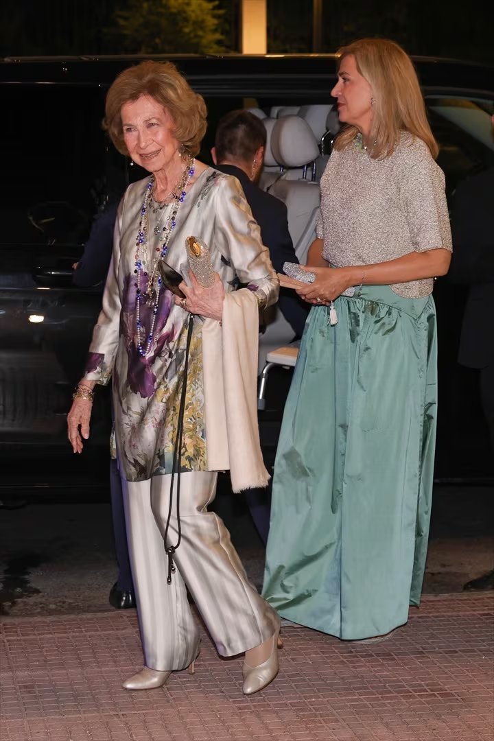 La reina Sofiía y la Infanta Cristina. (José Ruiz/Europa Press)